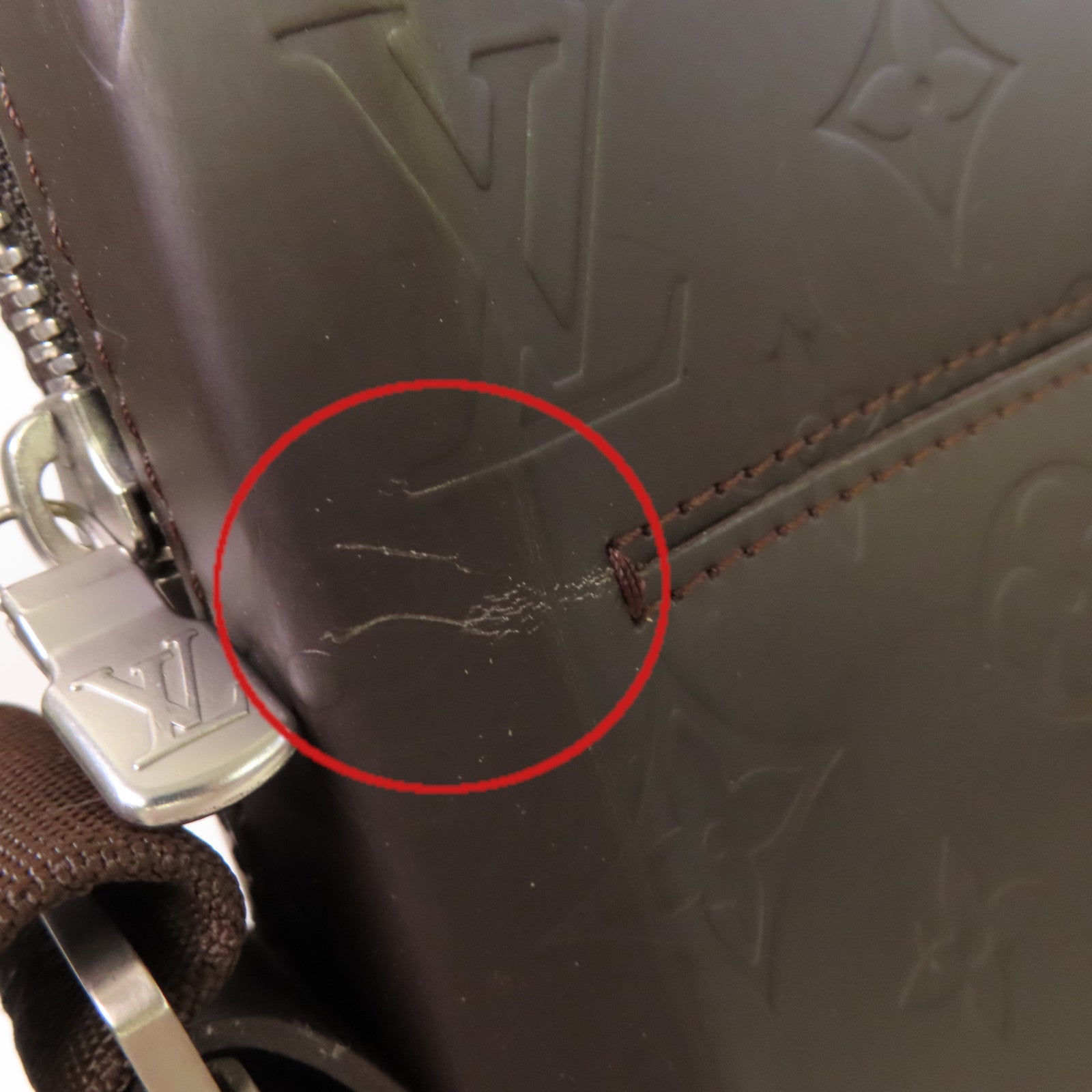 LOUIS VUITTON **【激減優惠】Monogram Glace Bobby Cafe Shoulder Bag肩背袋啡色