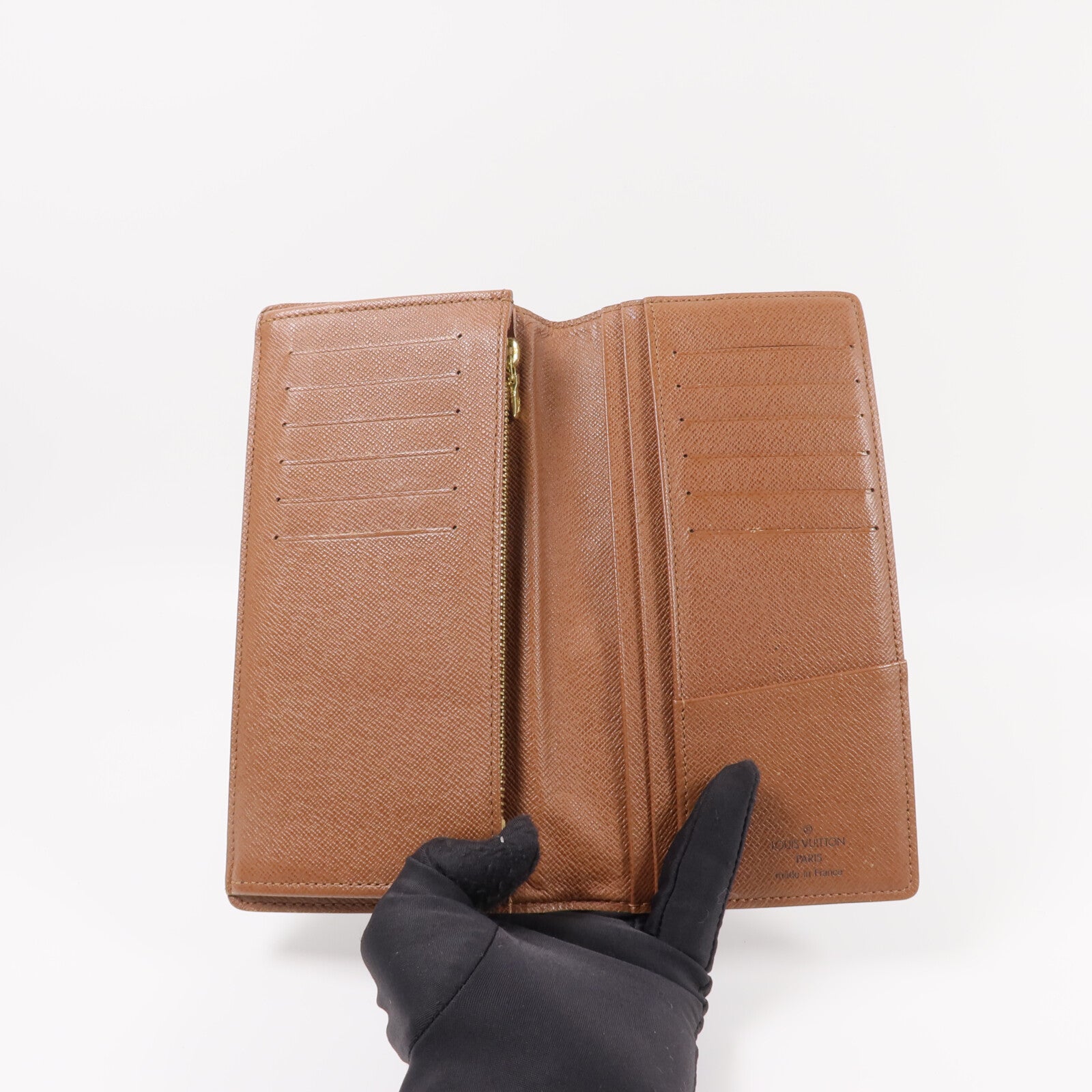 LOUIS VUITTON Monogram Brazza Wallet金扣長錢包