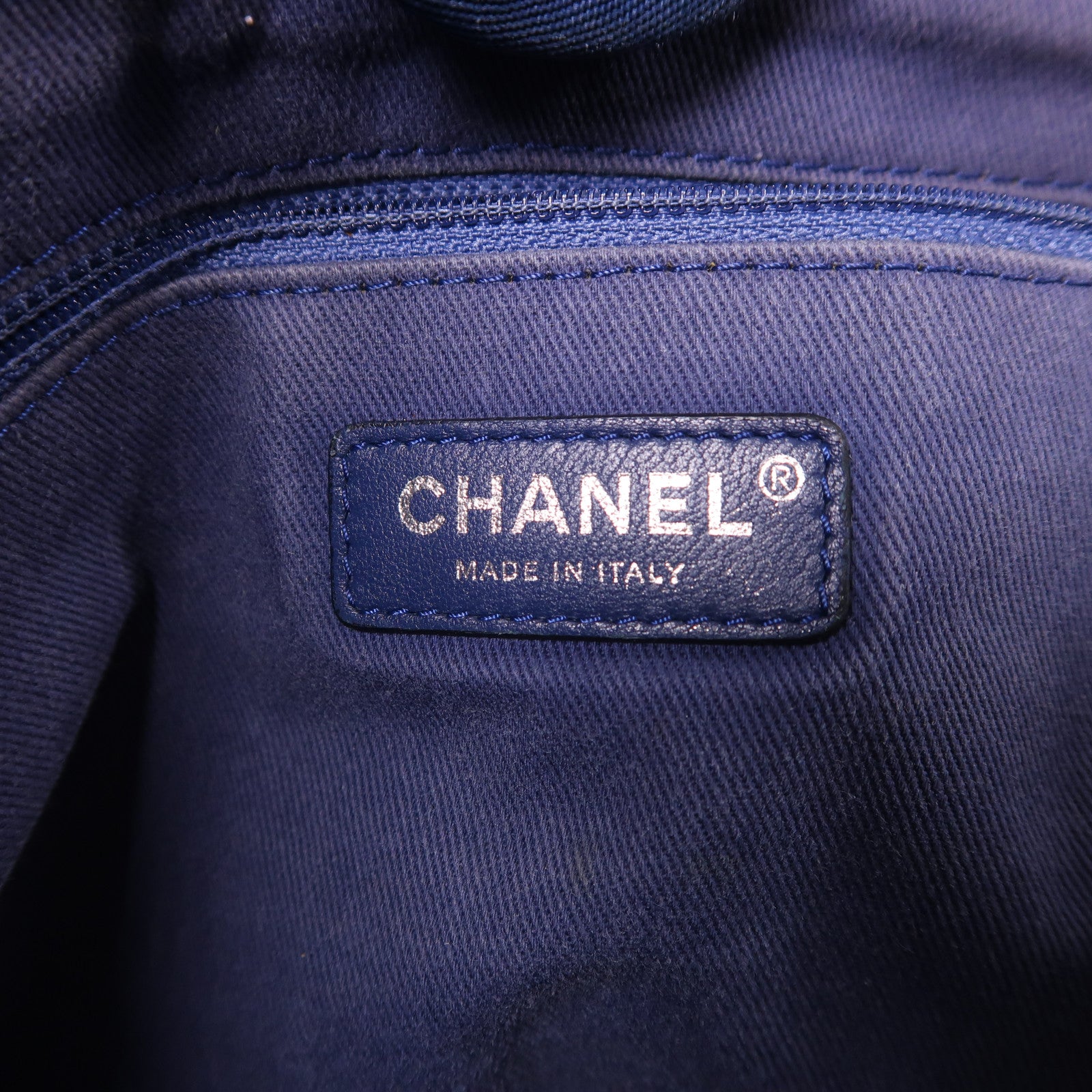 CHANEL Tweed Deauville Tote銀扣鏈帶肩背袋