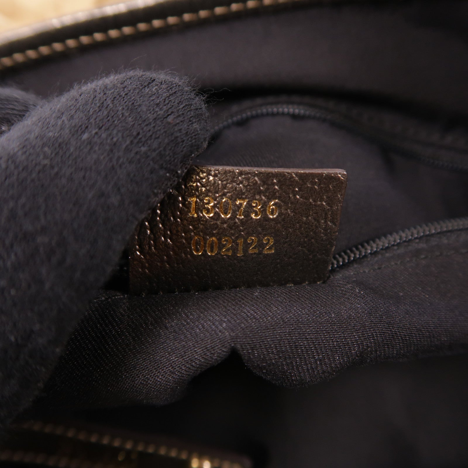 GUCCI GG GHW Abbey Shoulder Bag 130736 Canvas Brown