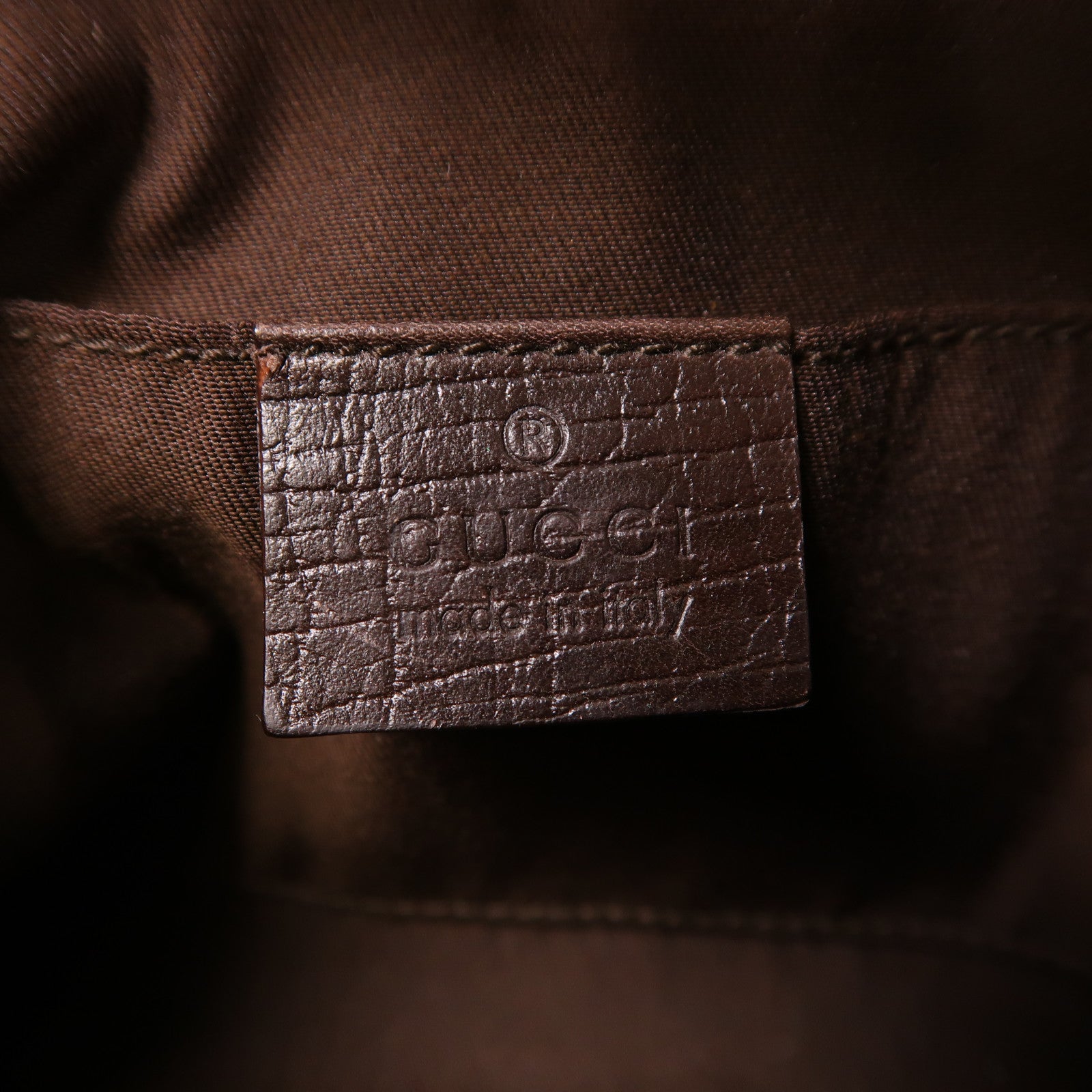 GUCCI 帆布Shoulder Bag金扣肩背袋