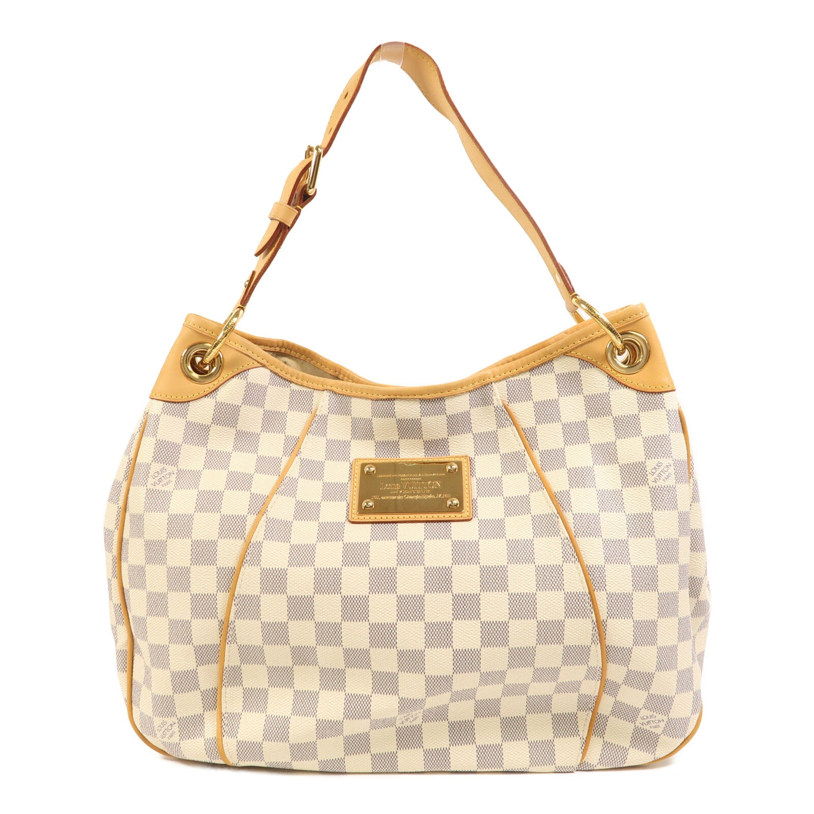 LOUIS VUITTON Damier Azur Galliera PM金扣肩背袋