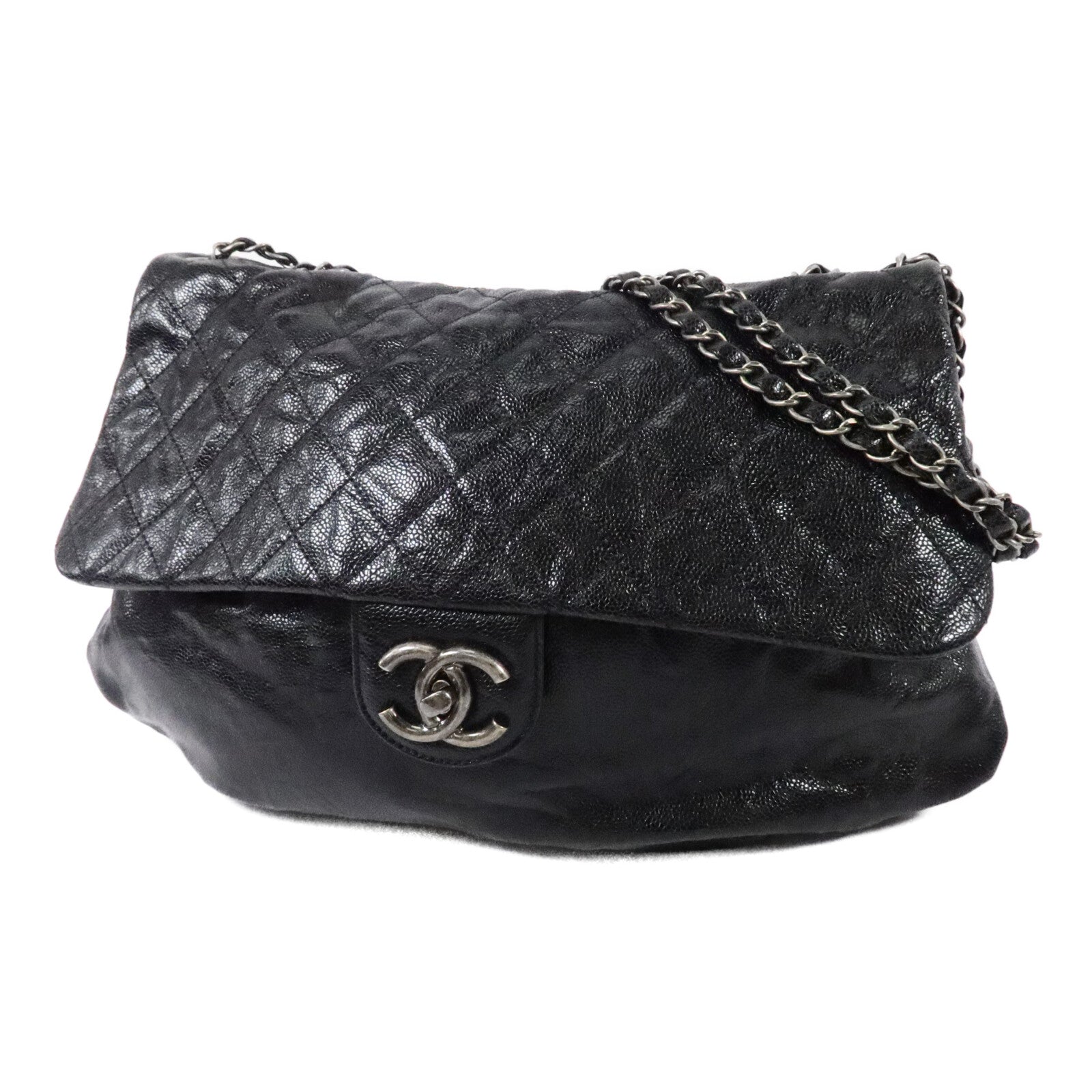 CHANEL 牛皮皮革Chain Shoulder Bag鏈帶肩背袋