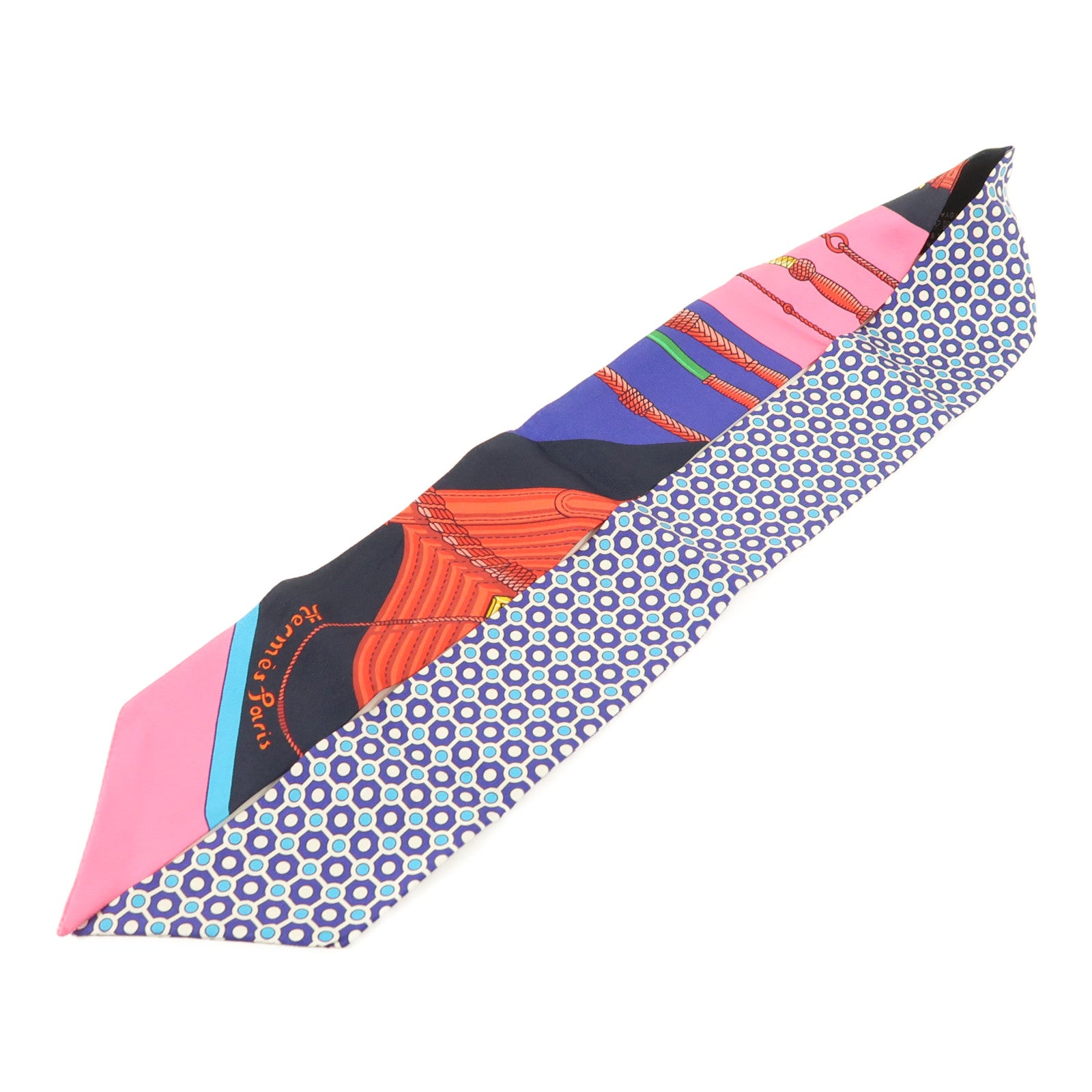 HERMES 絲質Twilly絲巾