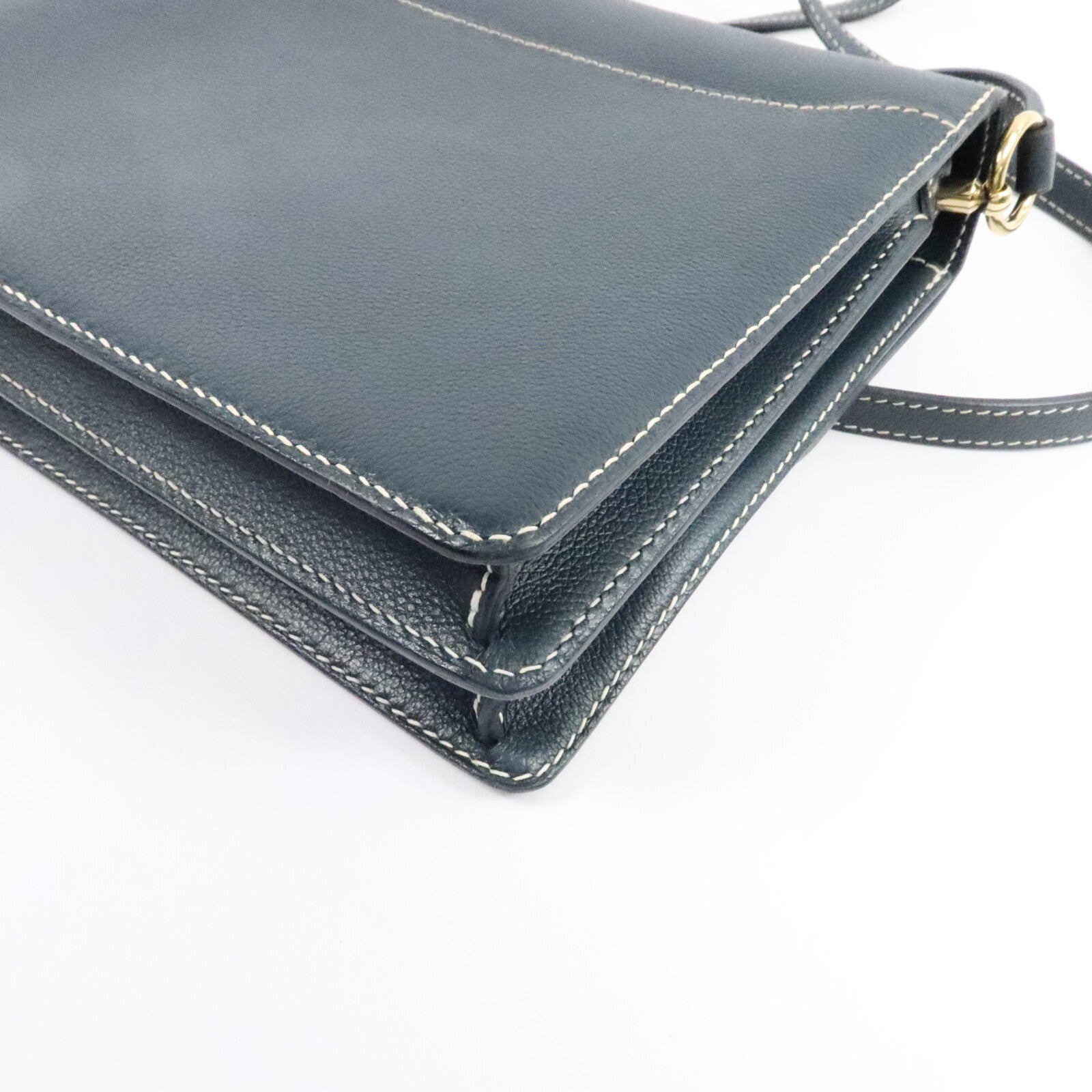 HERMES Evercolor皮革Roulis 23肩背袋Vert Cypres