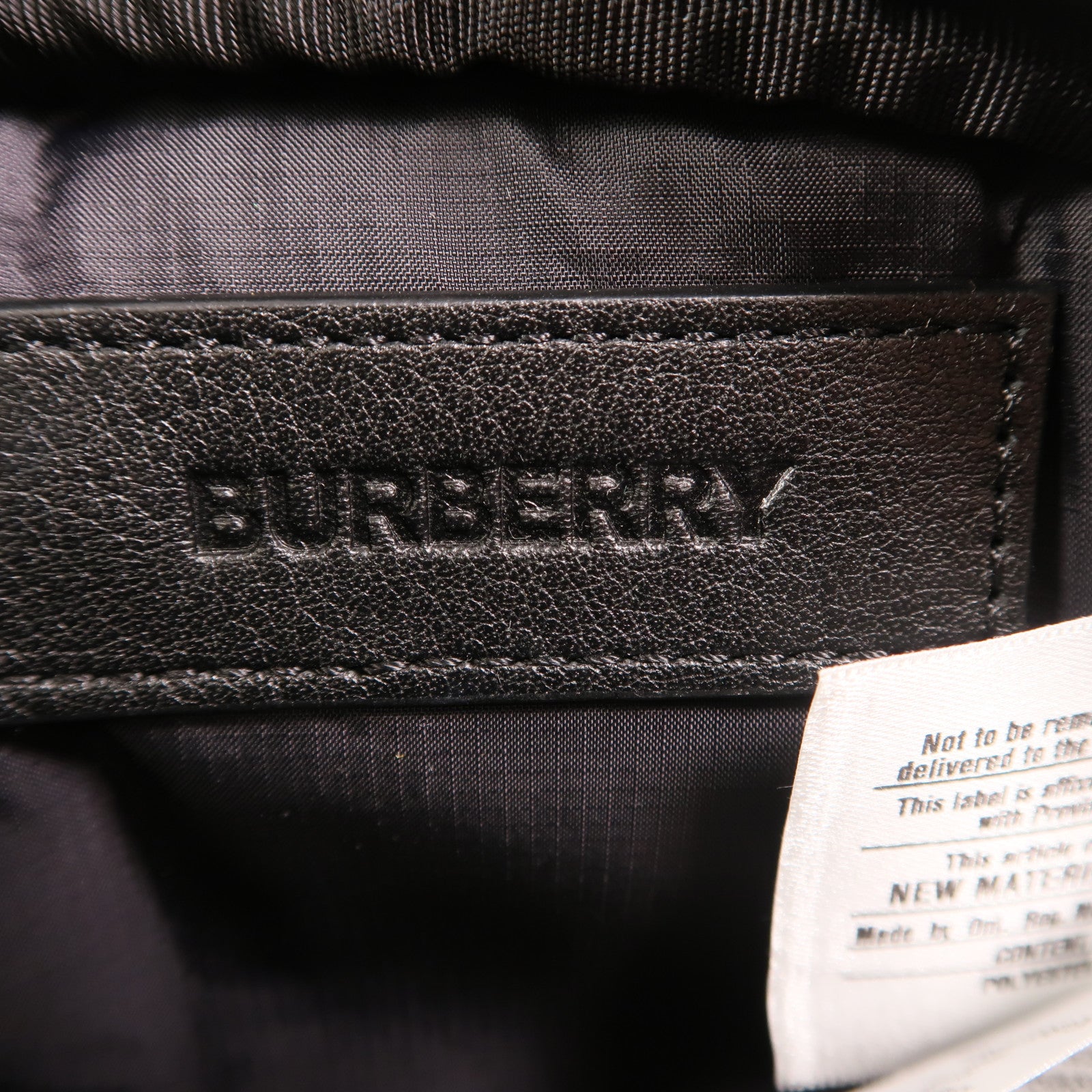 BURBERRY 尼龍Cannon Bag銀扣腰包