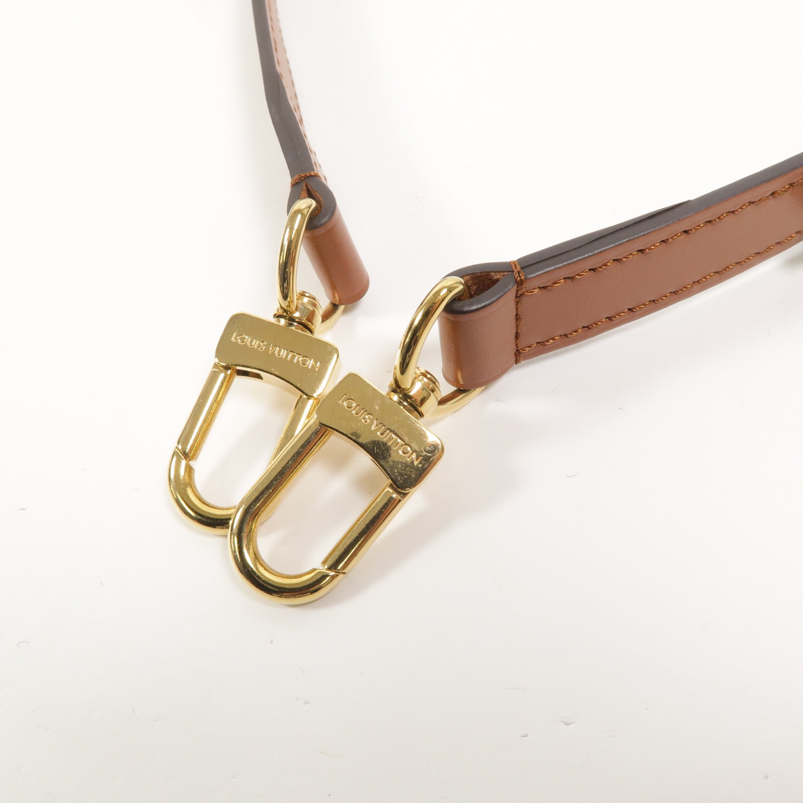 LOUIS VUITTON Monogram Reverse Loop Hobo金扣手挽肩背兩用袋棕色