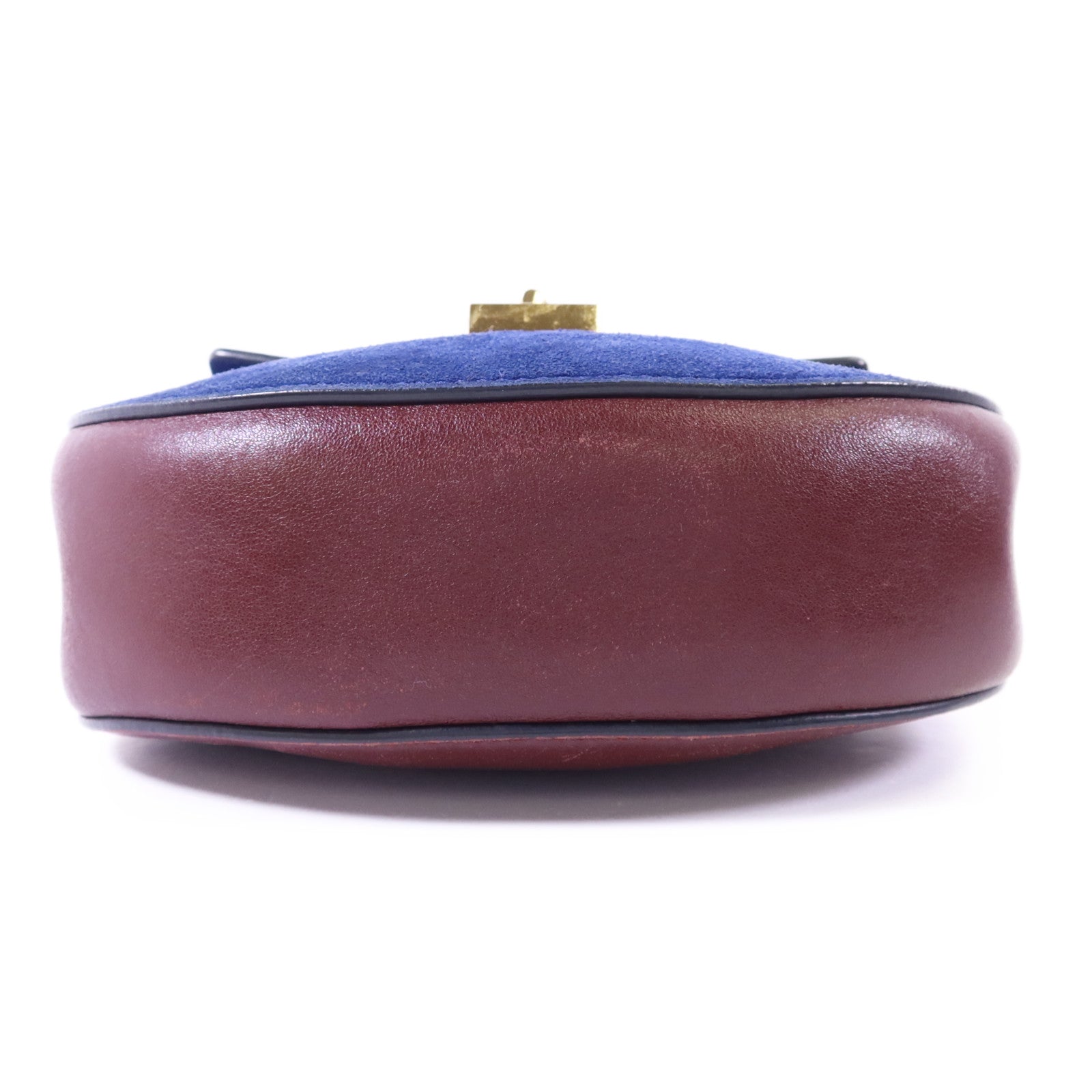 Chloe 【激減優惠】牛皮皮革/麂皮皮革Drew Shoulder Bag金扣鏈帶肩背袋