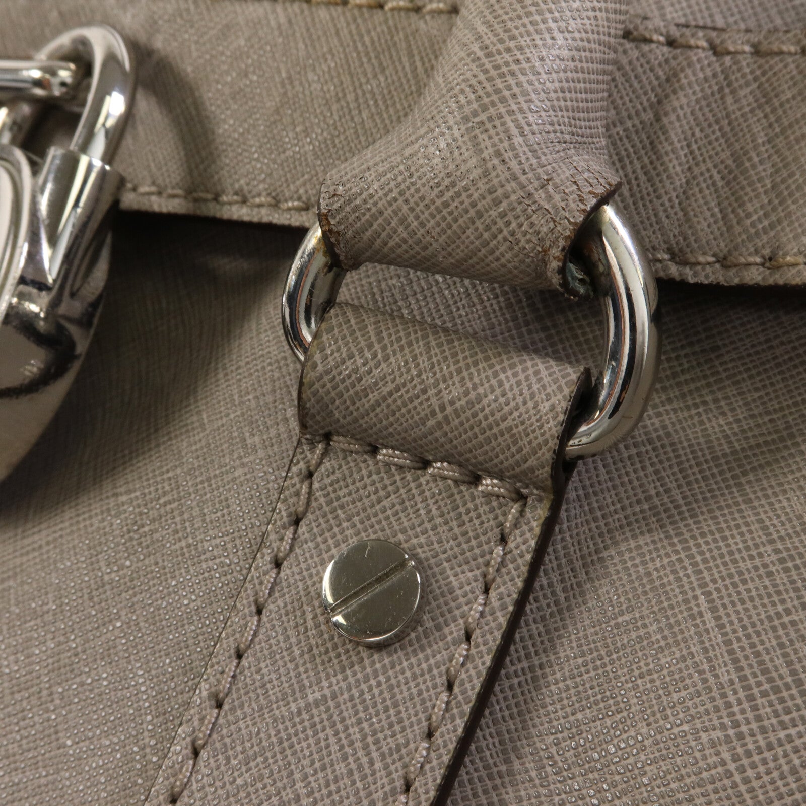 Michael Kors 牛皮皮革Hamilton Shoulder Tote鏈帶手挽肩背兩用袋