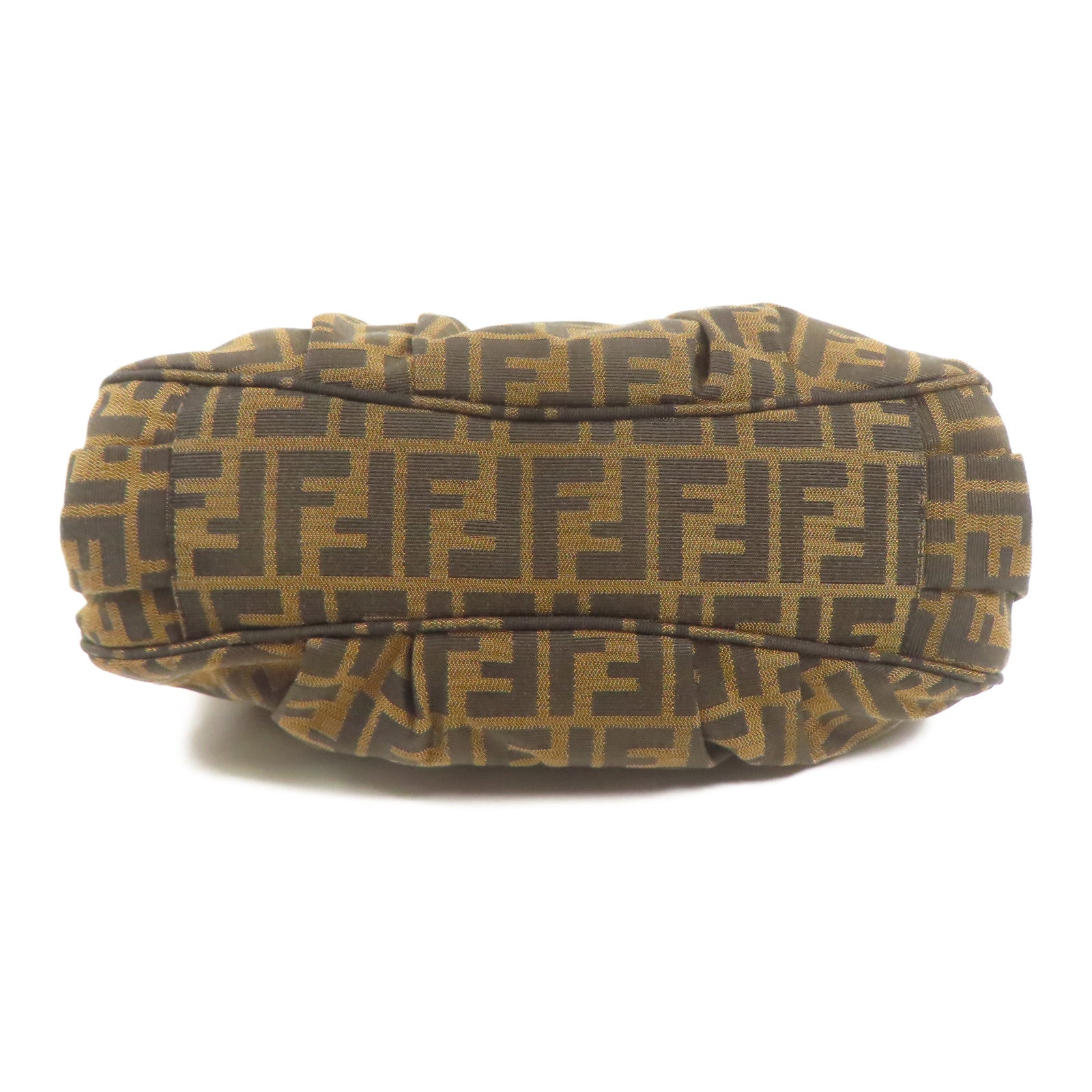 FENDI 帆布Mia Tote Bag金扣肩背袋