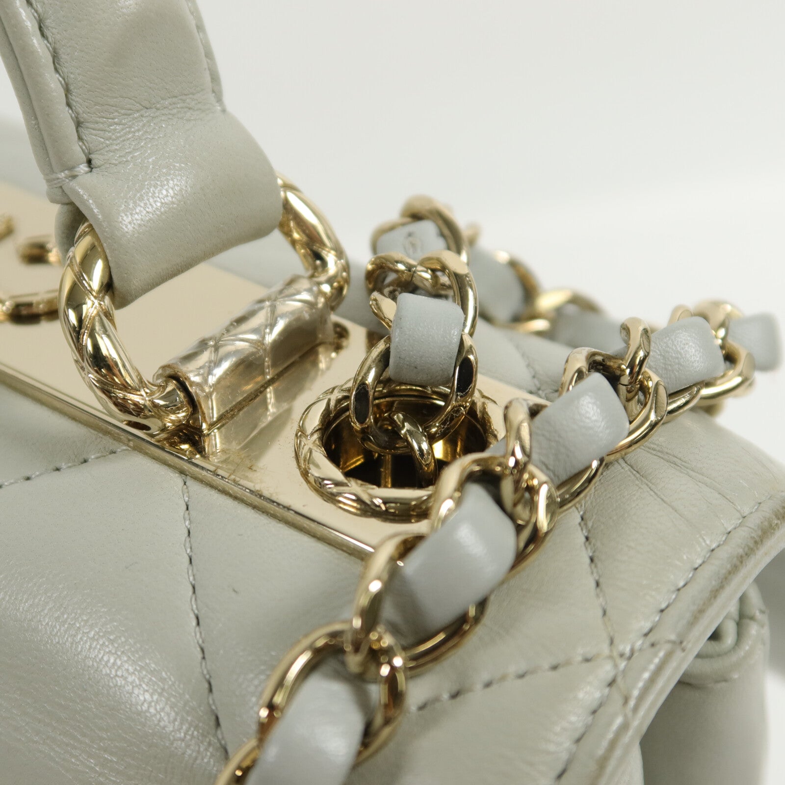 CHANEL 羊皮皮革Trendy CC手挽肩背兩用袋