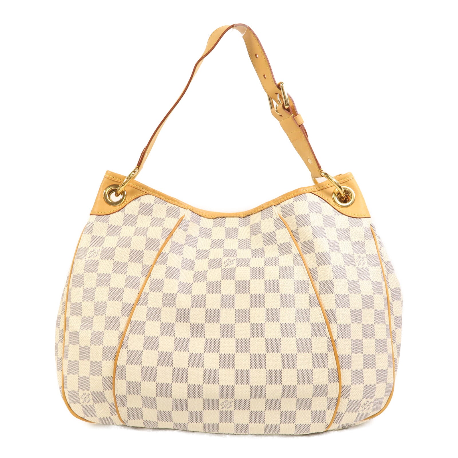 LOUIS VUITTON Damier Azur Galliera PM金扣肩背袋