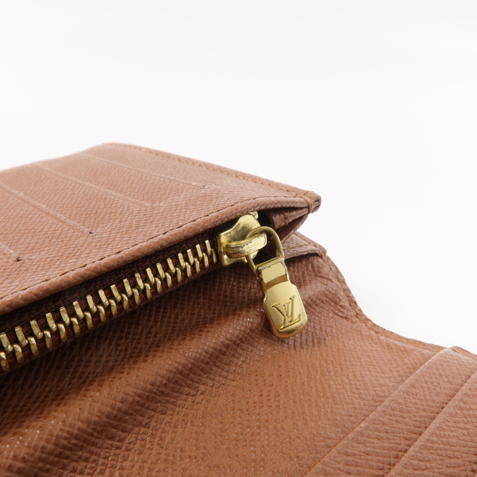 LOUIS VUITTON Monogram Brazza Wallet金扣長錢包
