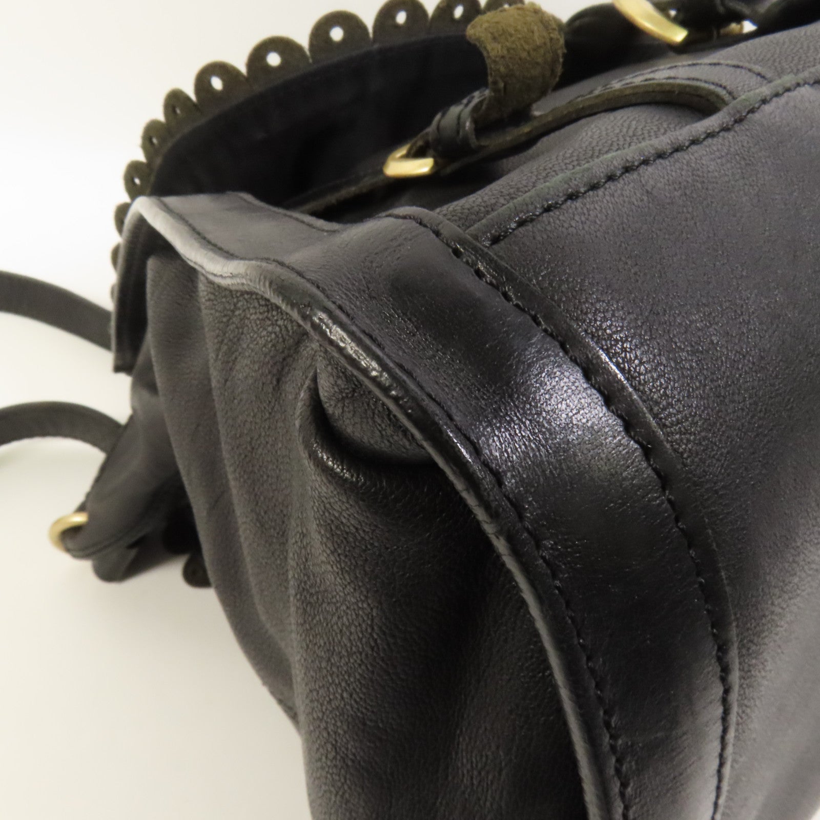 SEE BY CHLOE 羊皮皮革Poya Satchel Shoulder Bag金扣手挽肩背兩用袋