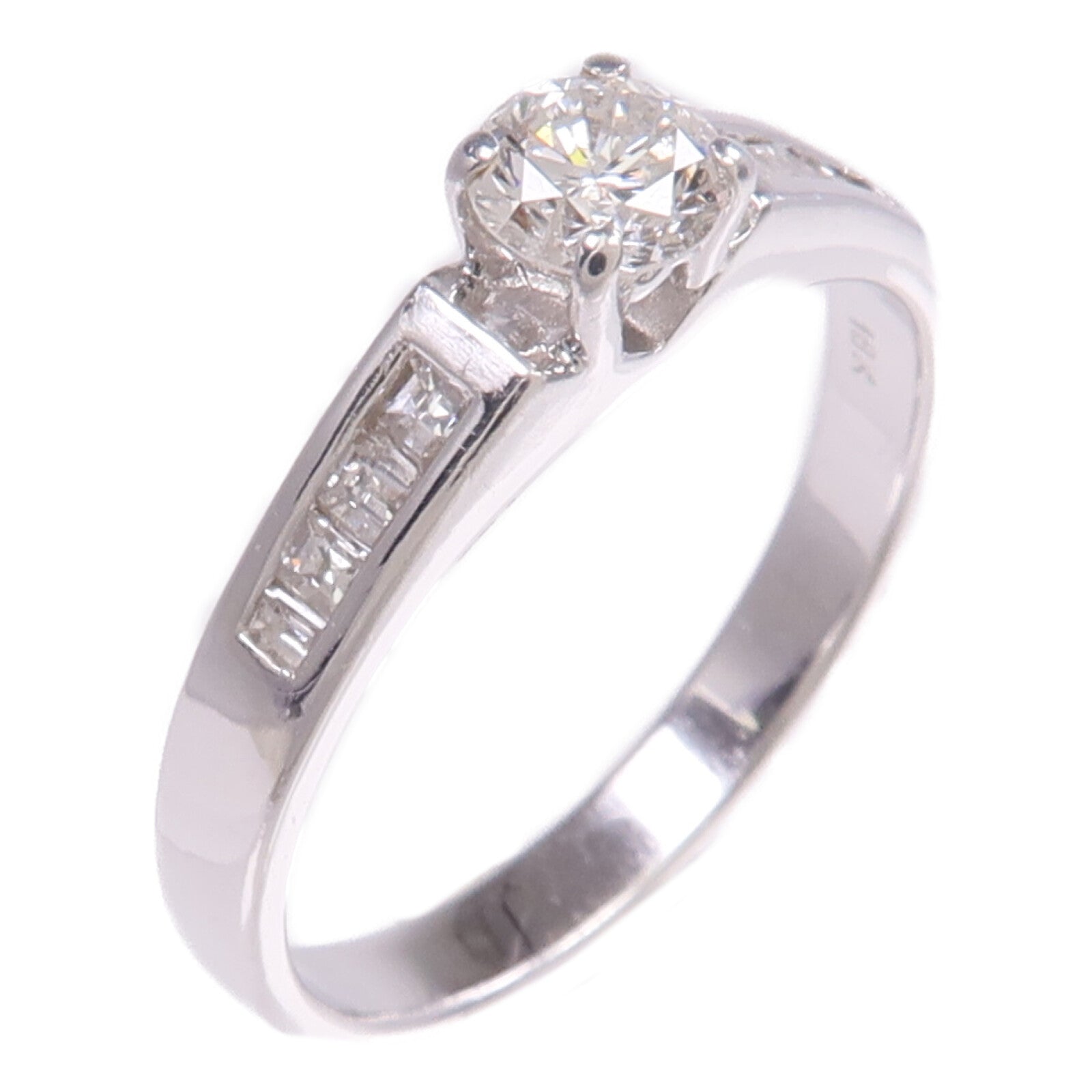 JEWELRY 【激減優惠】18K白金Diamond Ring鑽石戒指US#6.5