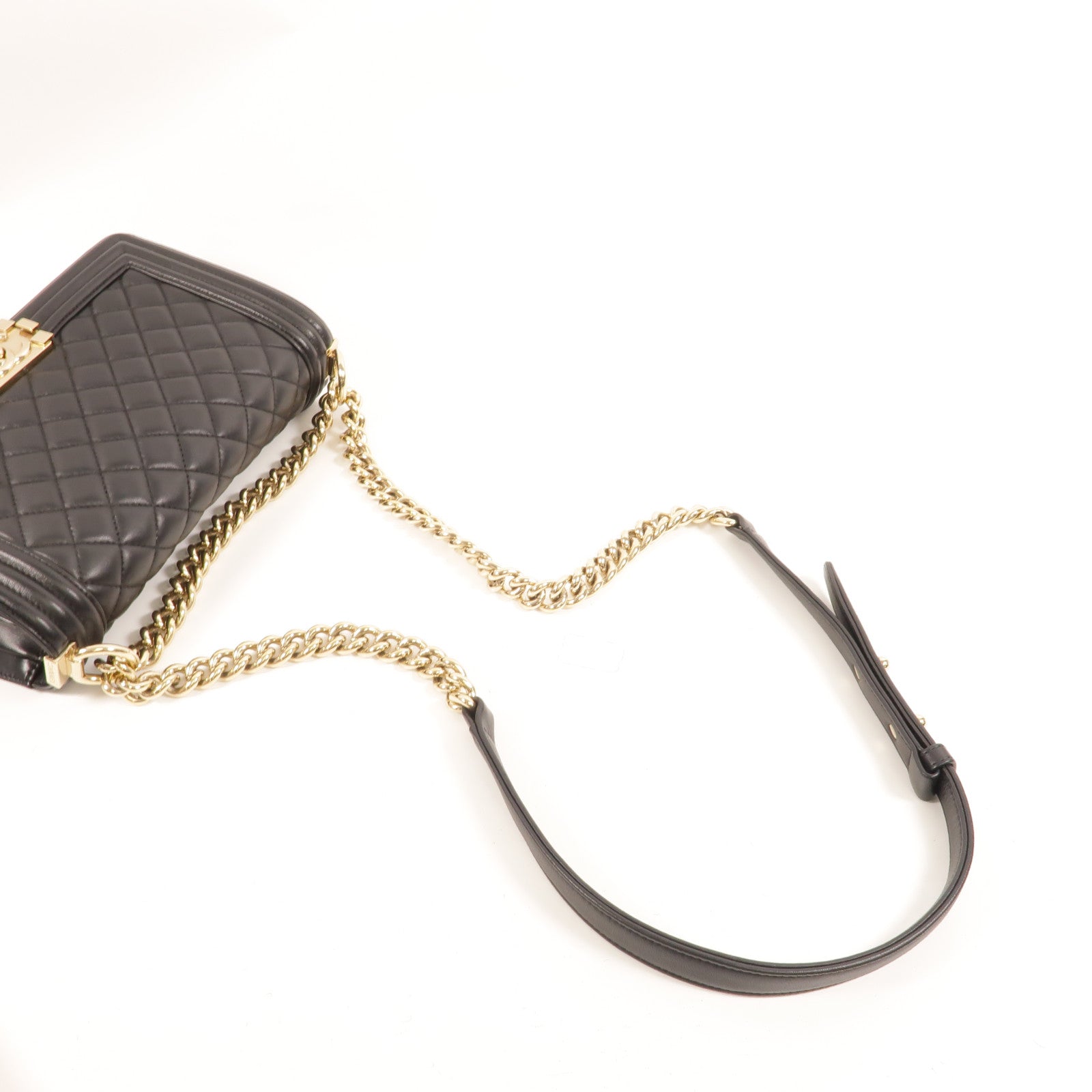 CHANEL 羊皮皮革Boy 25肩背袋