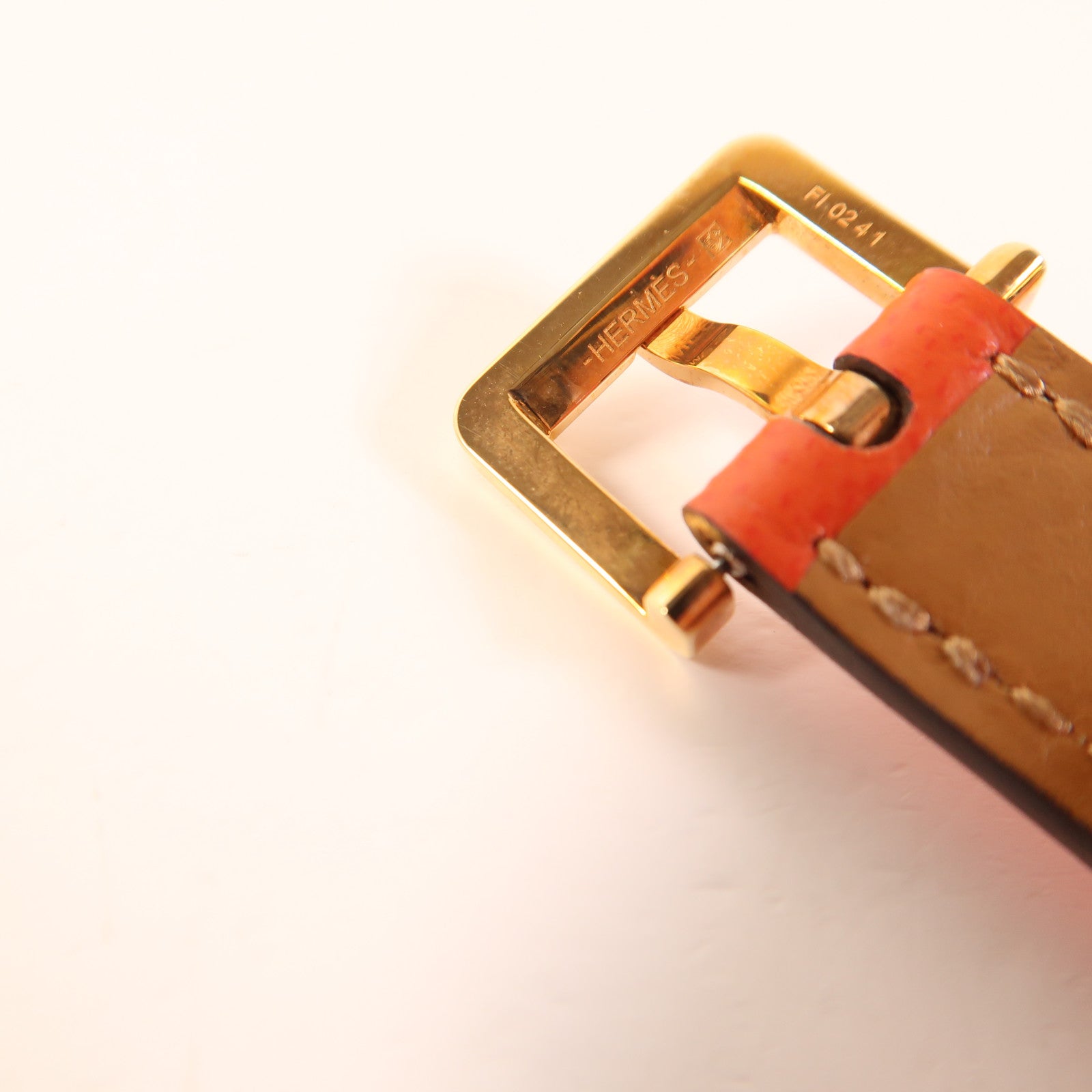 HERMES Epsom皮革Pop H Belt金扣皮帶