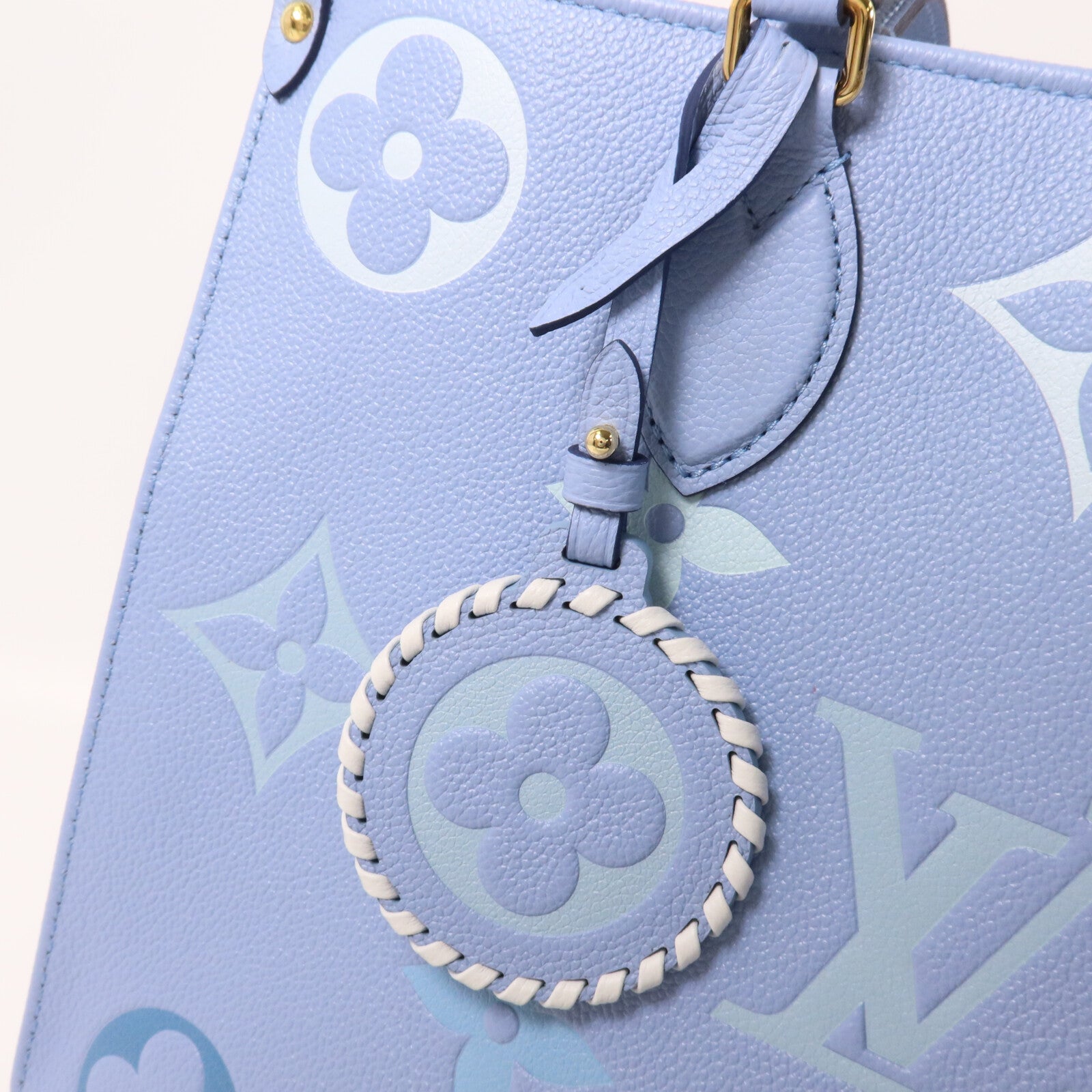LOUIS VUITTON Monogram Empreinte On The Go MM手挽肩背兩用袋