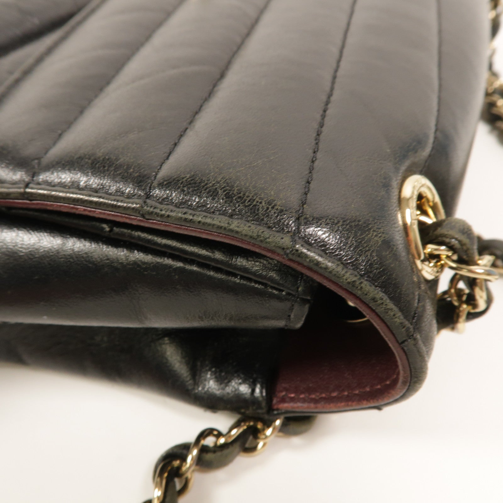 CHANEL 羊皮皮革Chain Shoulder鏈帶肩背袋