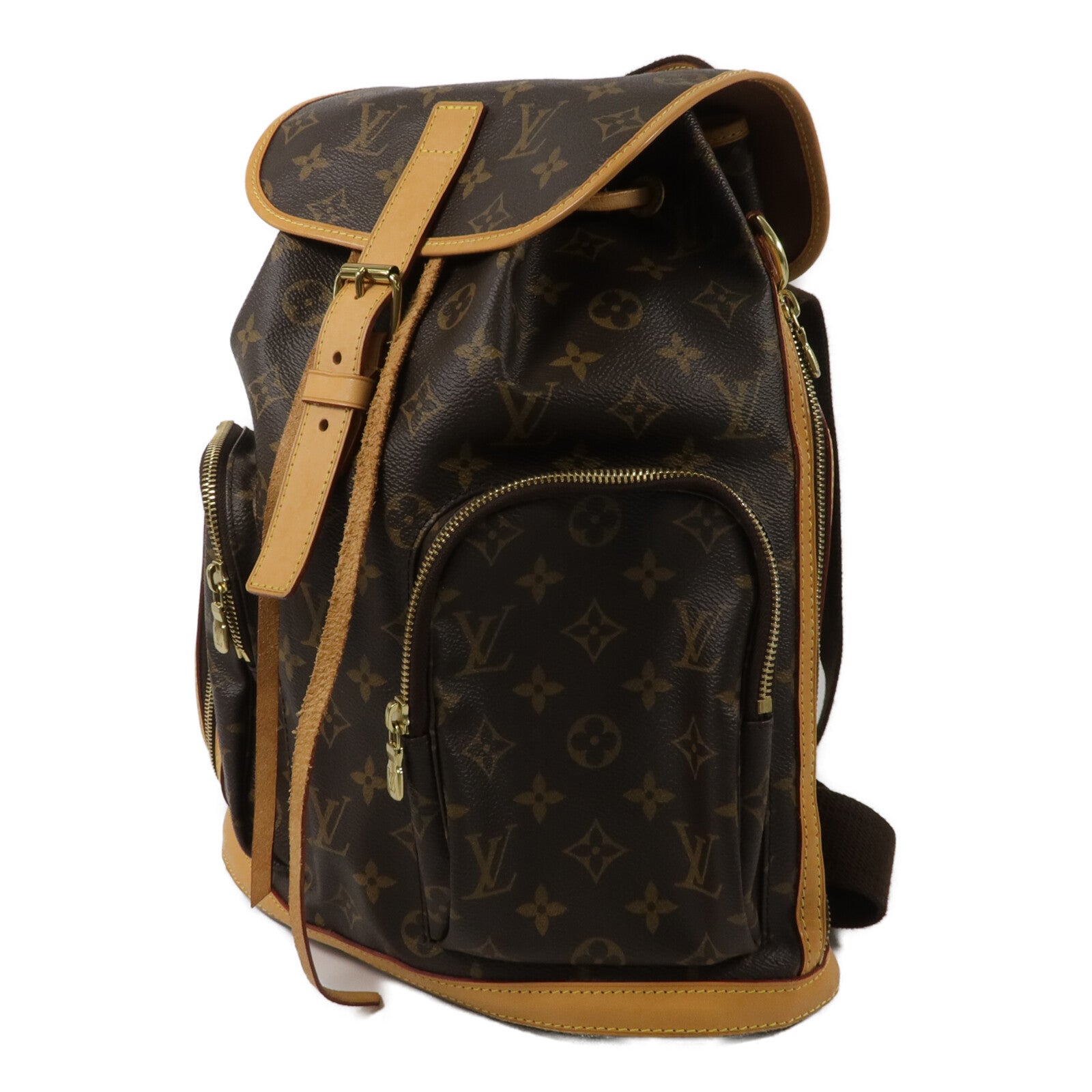 LOUIS VUITTON Monogram Sac A Dos Bosphore背包棕色