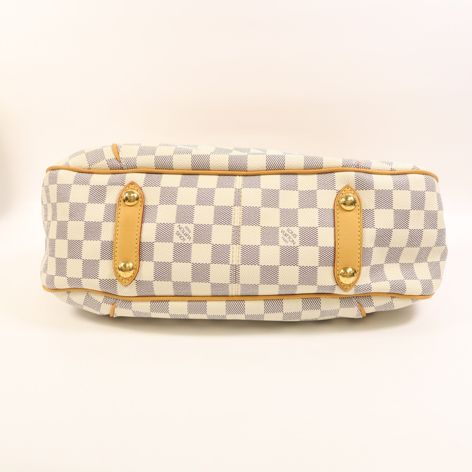 LOUIS VUITTON Damier Azur Galliera PM金扣肩背袋