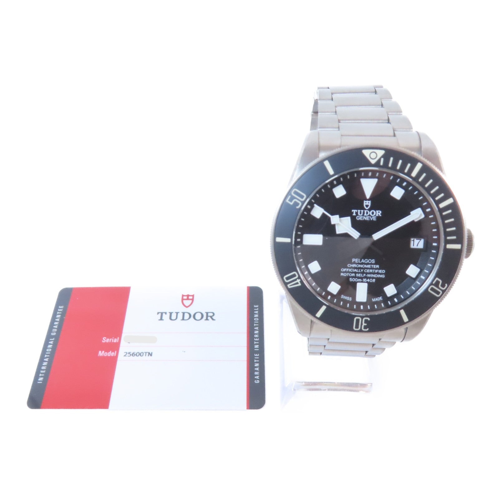 TUDOR Pelagos鈦金屬手錶自動機芯黑色