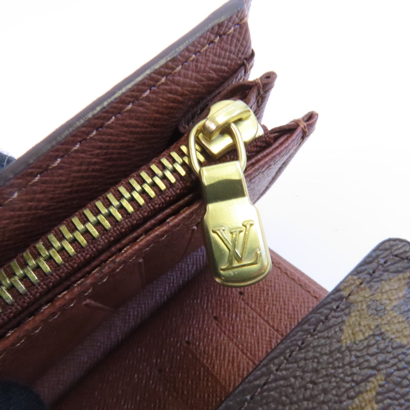 LOUIS VUITTON Monogram Portefeuille Alexandra金扣長錢包