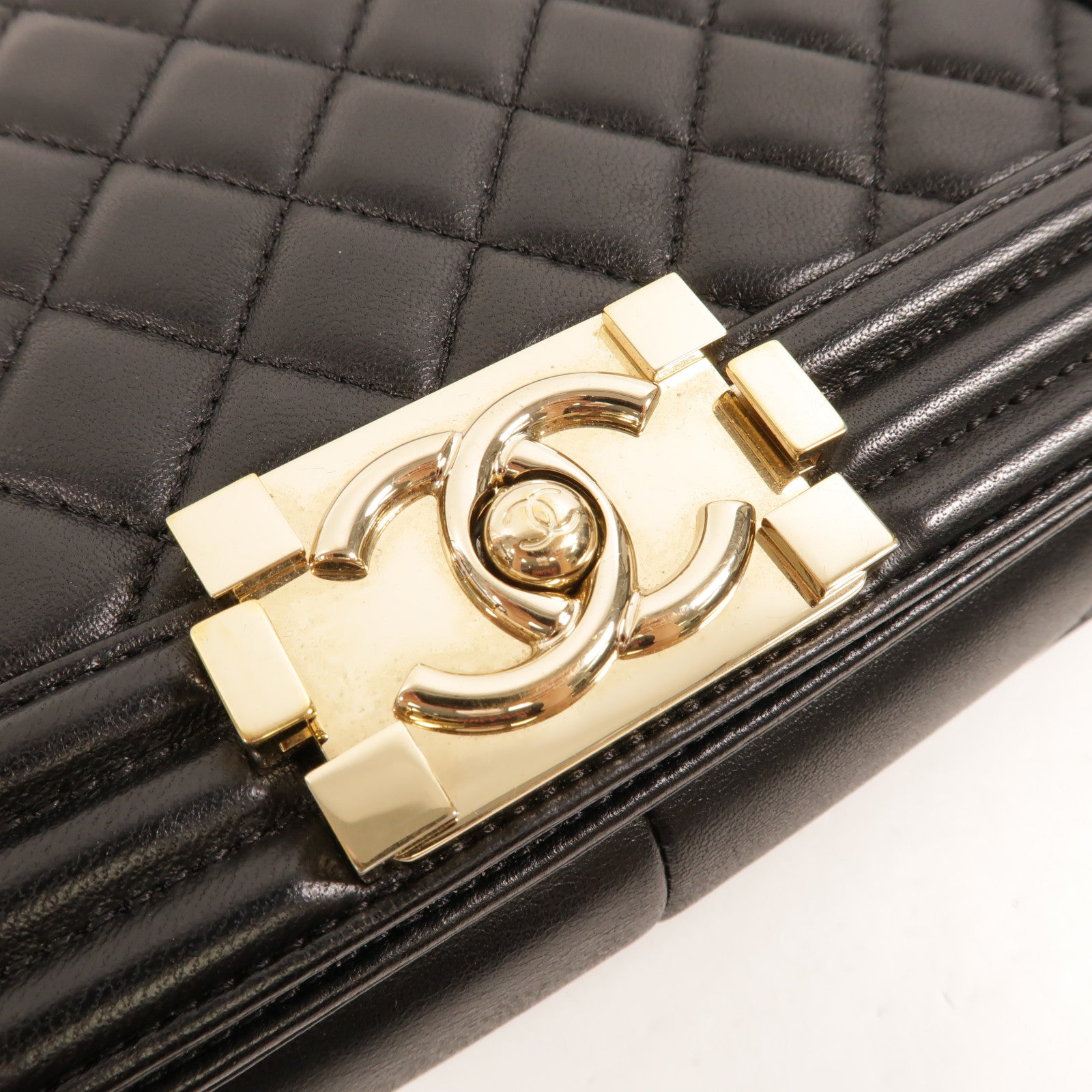 CHANEL 羊皮皮革Boy 25肩背袋
