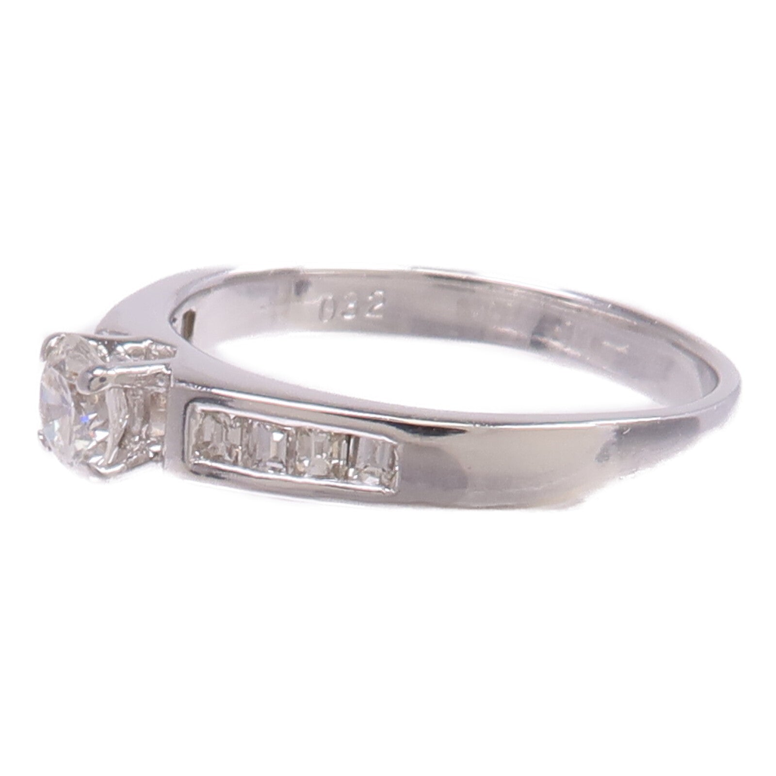 JEWELRY 【激減優惠】18K白金Diamond Ring鑽石戒指US#6.5
