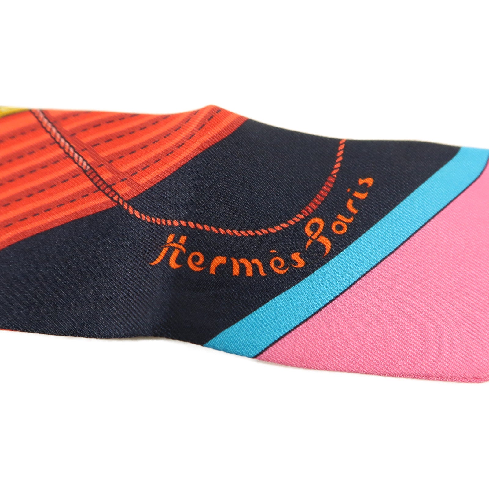 HERMES 【激減優惠】絲質Twilly絲巾