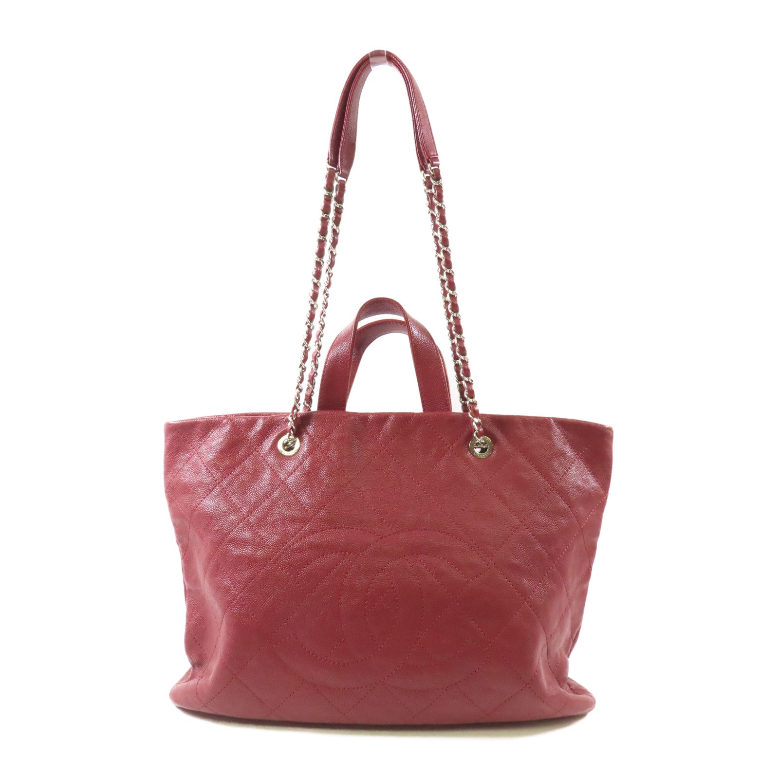 CHANEL 【激減優惠】牛皮皮革2way Shoulder bag手挽肩背兩用袋