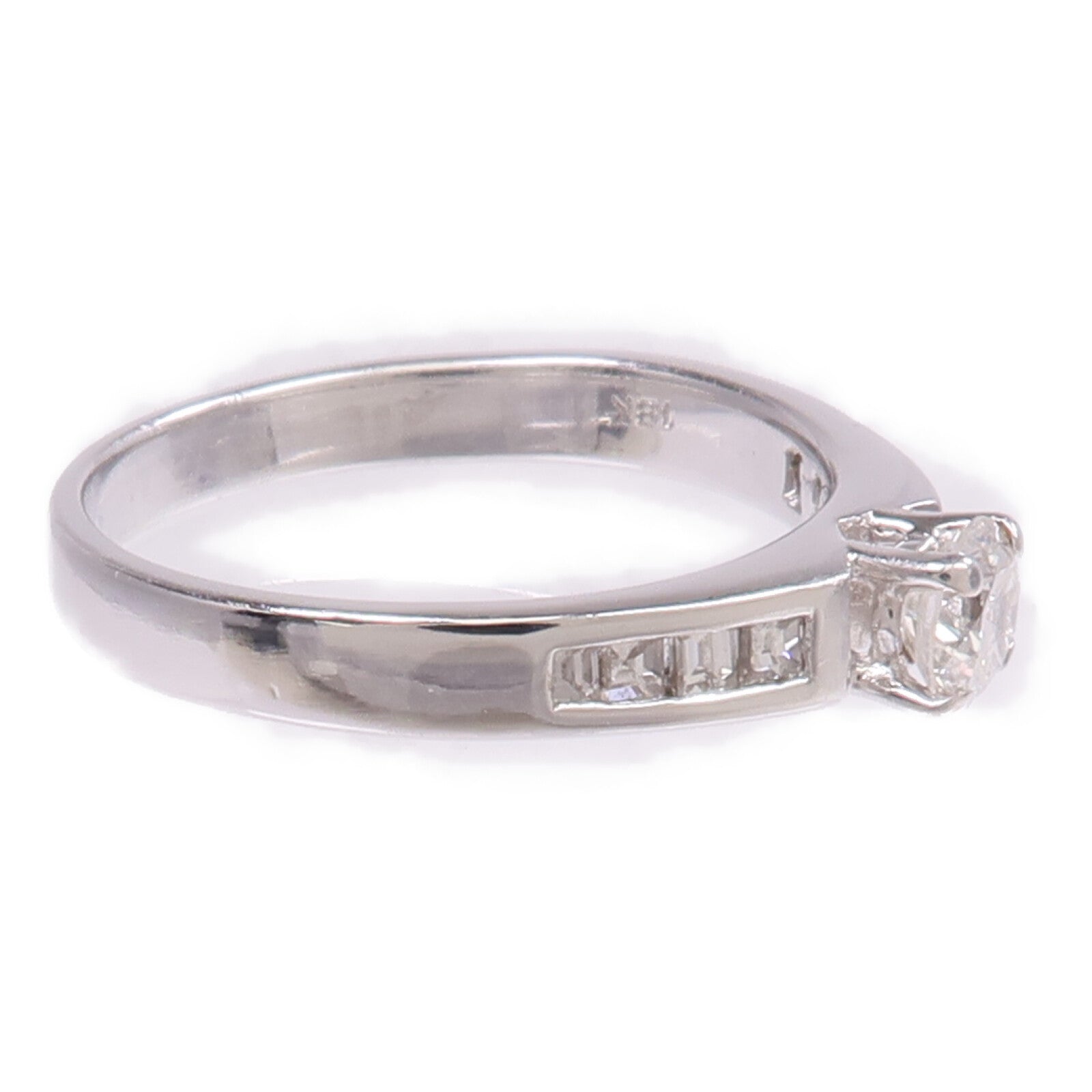 JEWELRY 【激減優惠】18K白金Diamond Ring鑽石戒指US#6.5