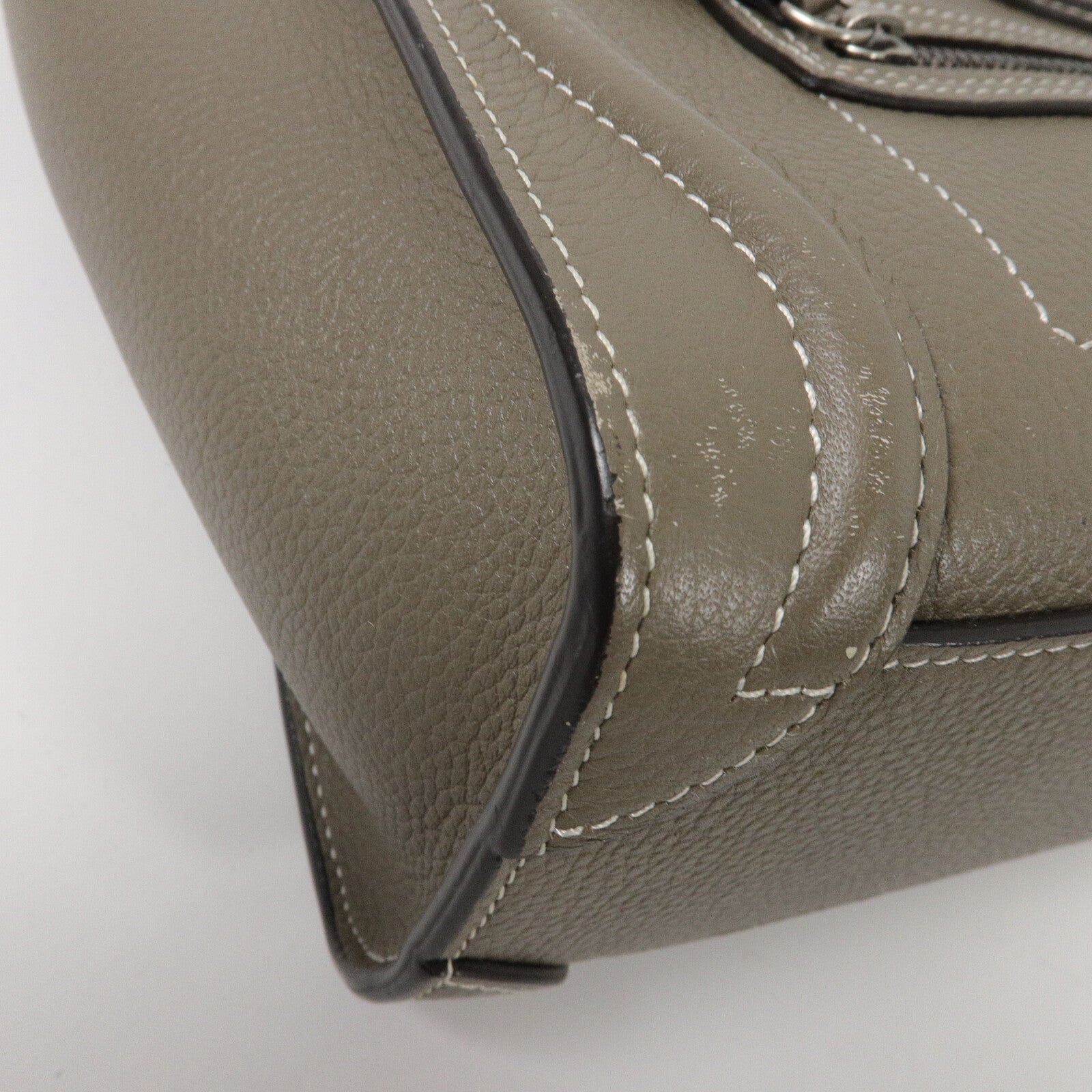 CELINE 牛皮皮革Nano Luggage手挽肩背兩用袋