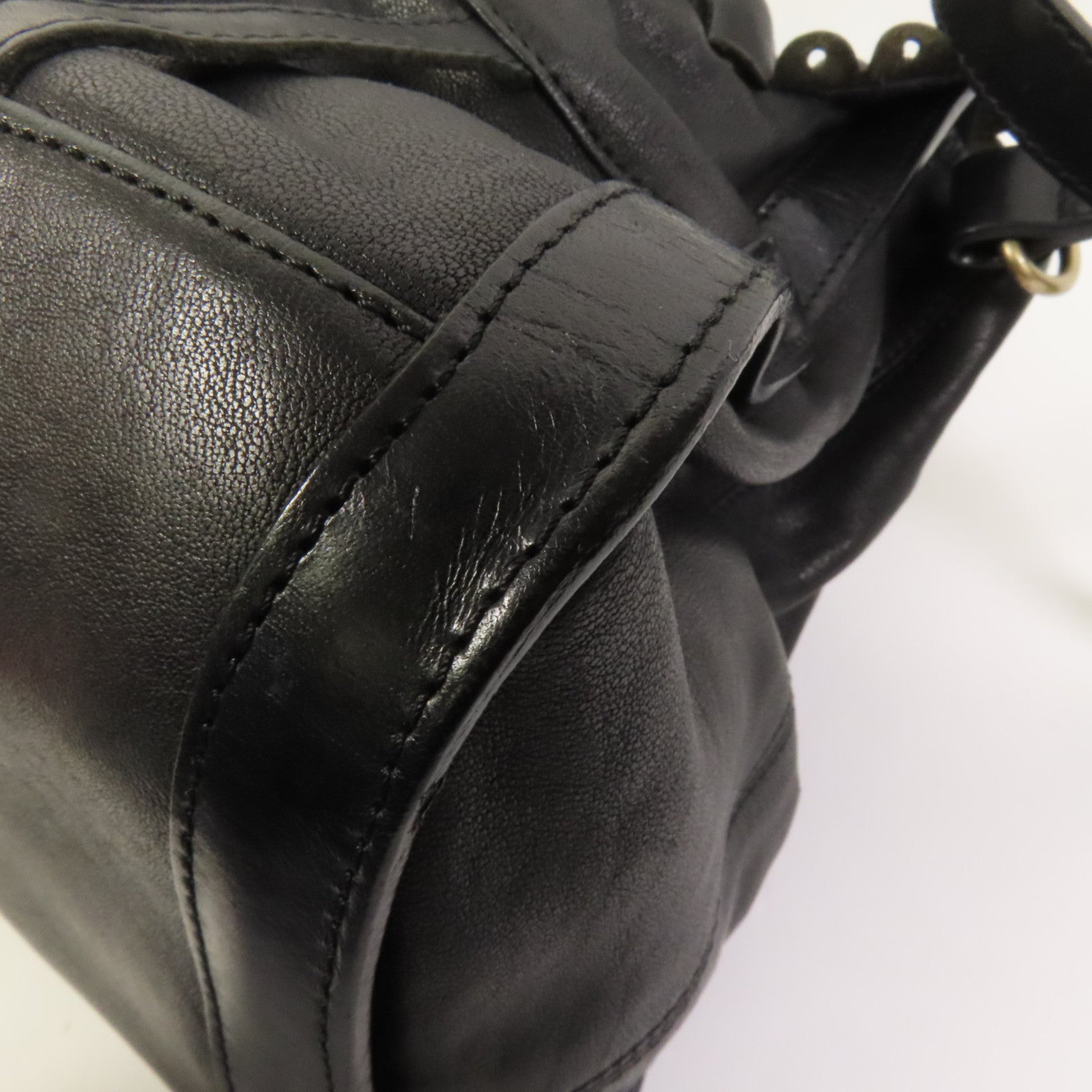 SEE BY CHLOE 羊皮皮革Poya Satchel Shoulder Bag金扣手挽肩背兩用袋