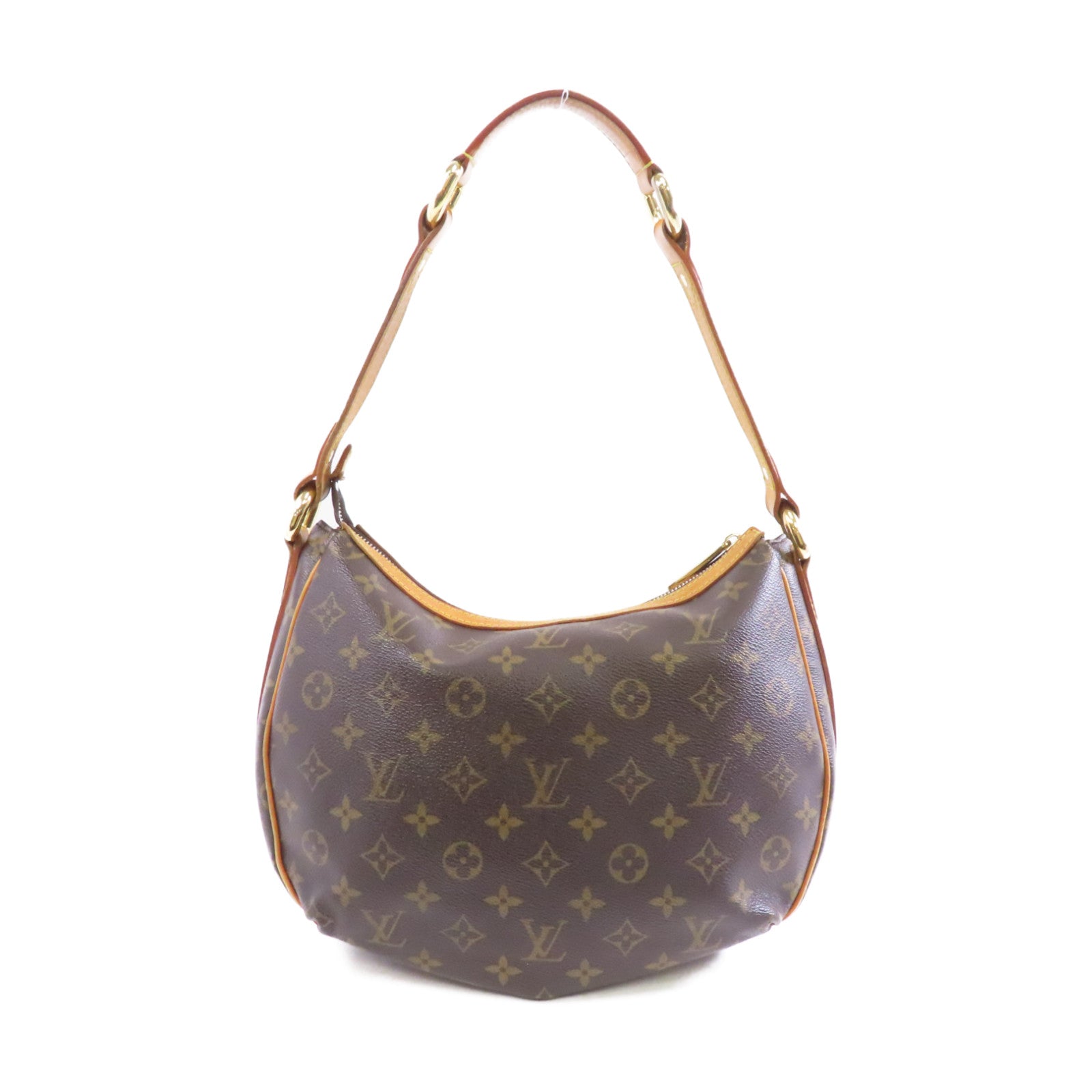 LOUIS VUITTON Monogram Mini Croisette Tulum PM金扣肩背袋啡色