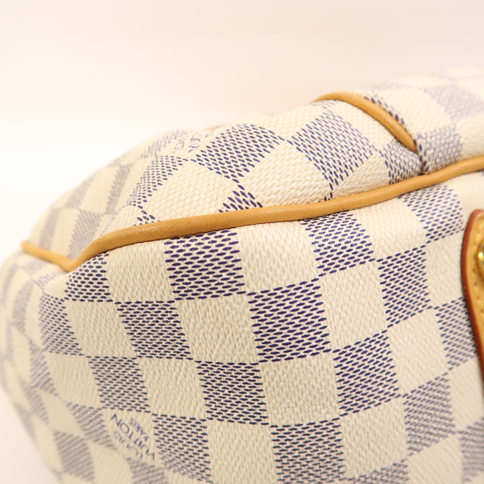 LOUIS VUITTON Damier Azur Galliera PM金扣肩背袋