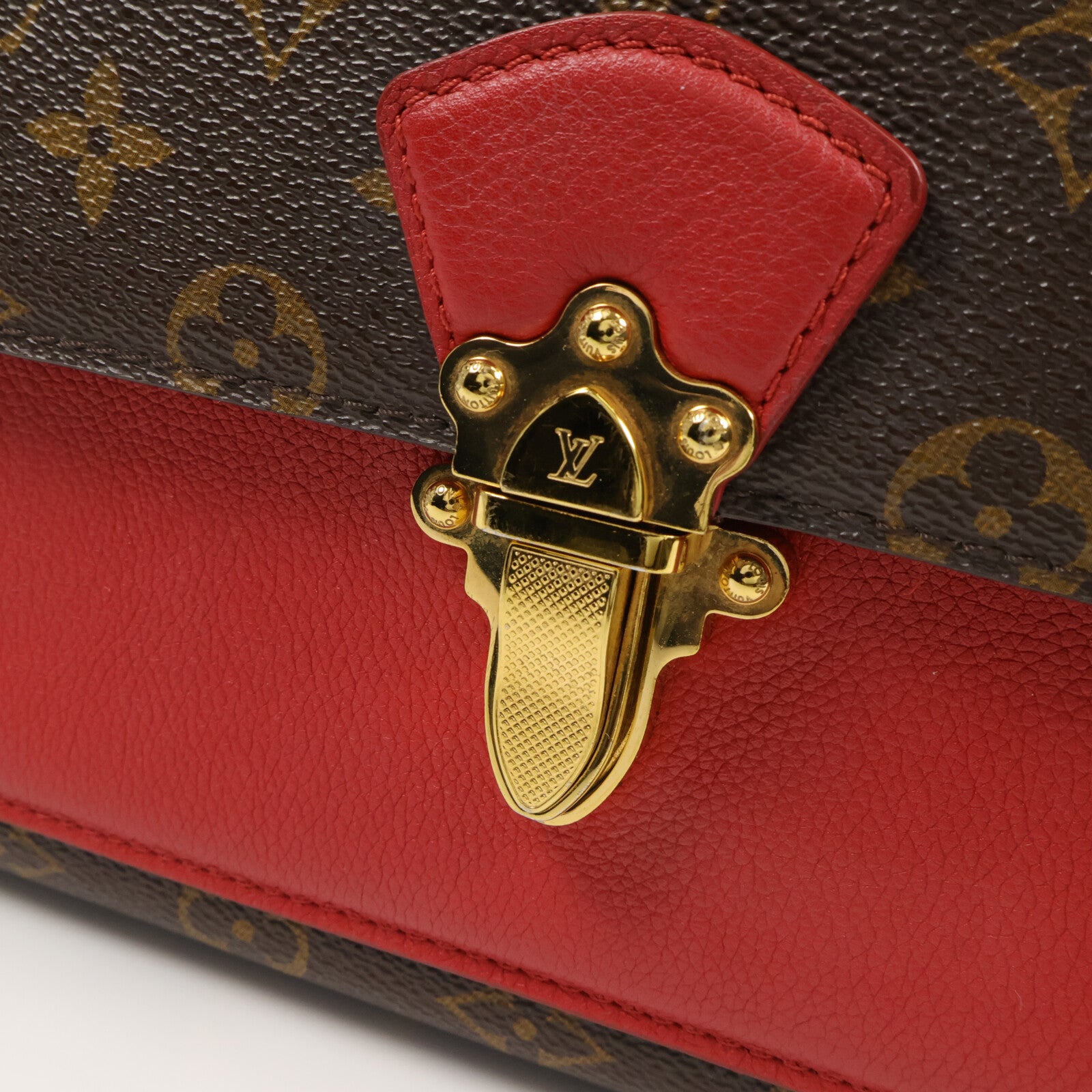 LOUIS VUITTON Monogram/Cerise Victoire鏈帶肩背袋
