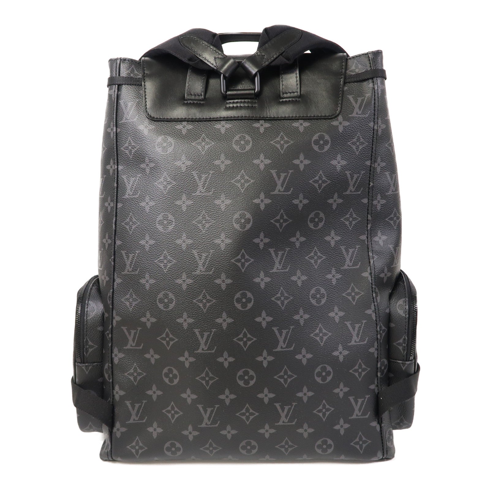 LOUIS VUITTON 【激減優惠】Monogram Eclipse Trio Backpack黑扣背包黑色