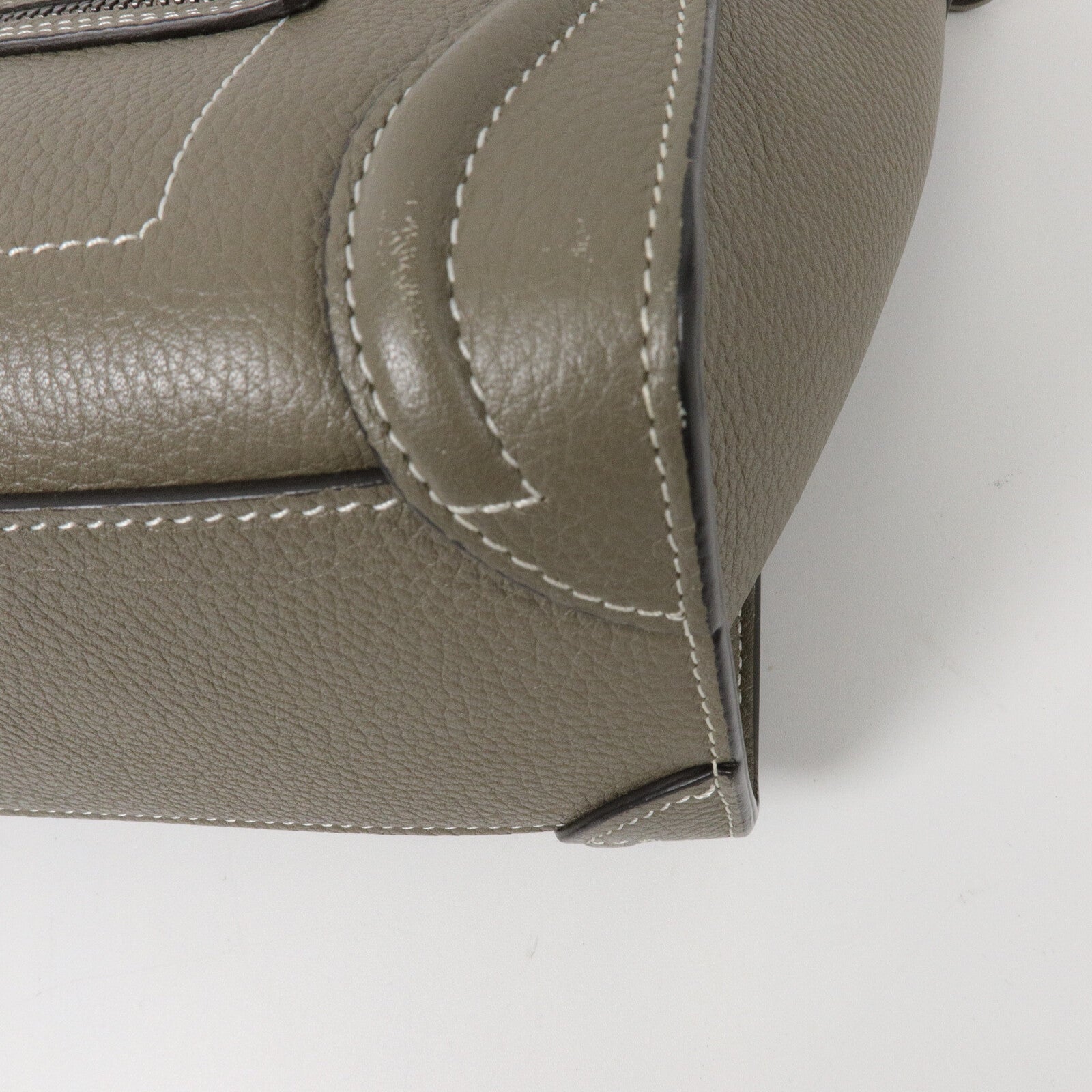 CELINE 牛皮皮革Nano Luggage手挽肩背兩用袋