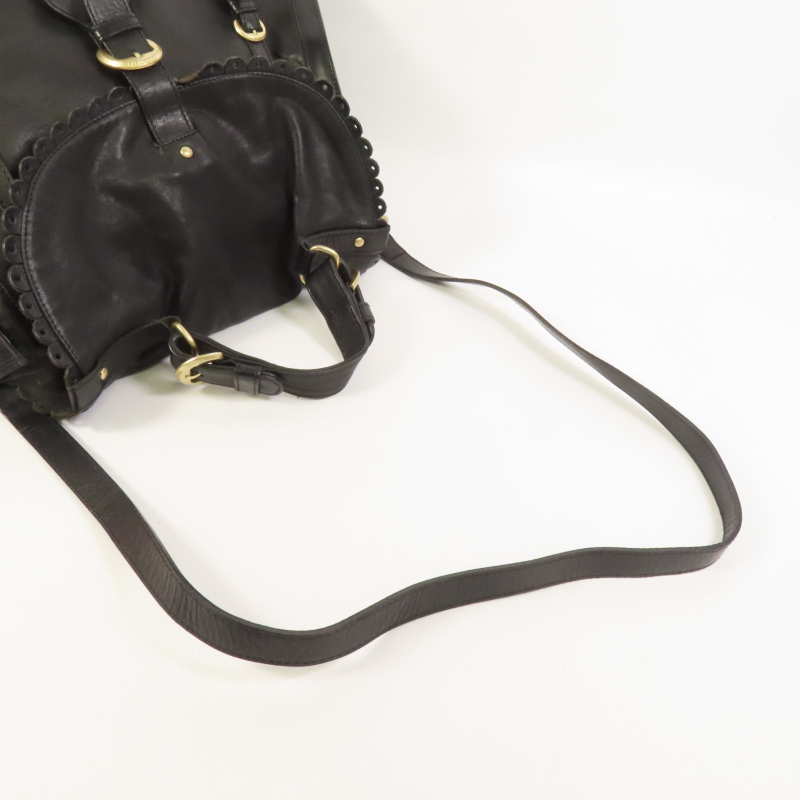 SEE BY CHLOE 羊皮皮革Poya Satchel Shoulder Bag金扣手挽肩背兩用袋