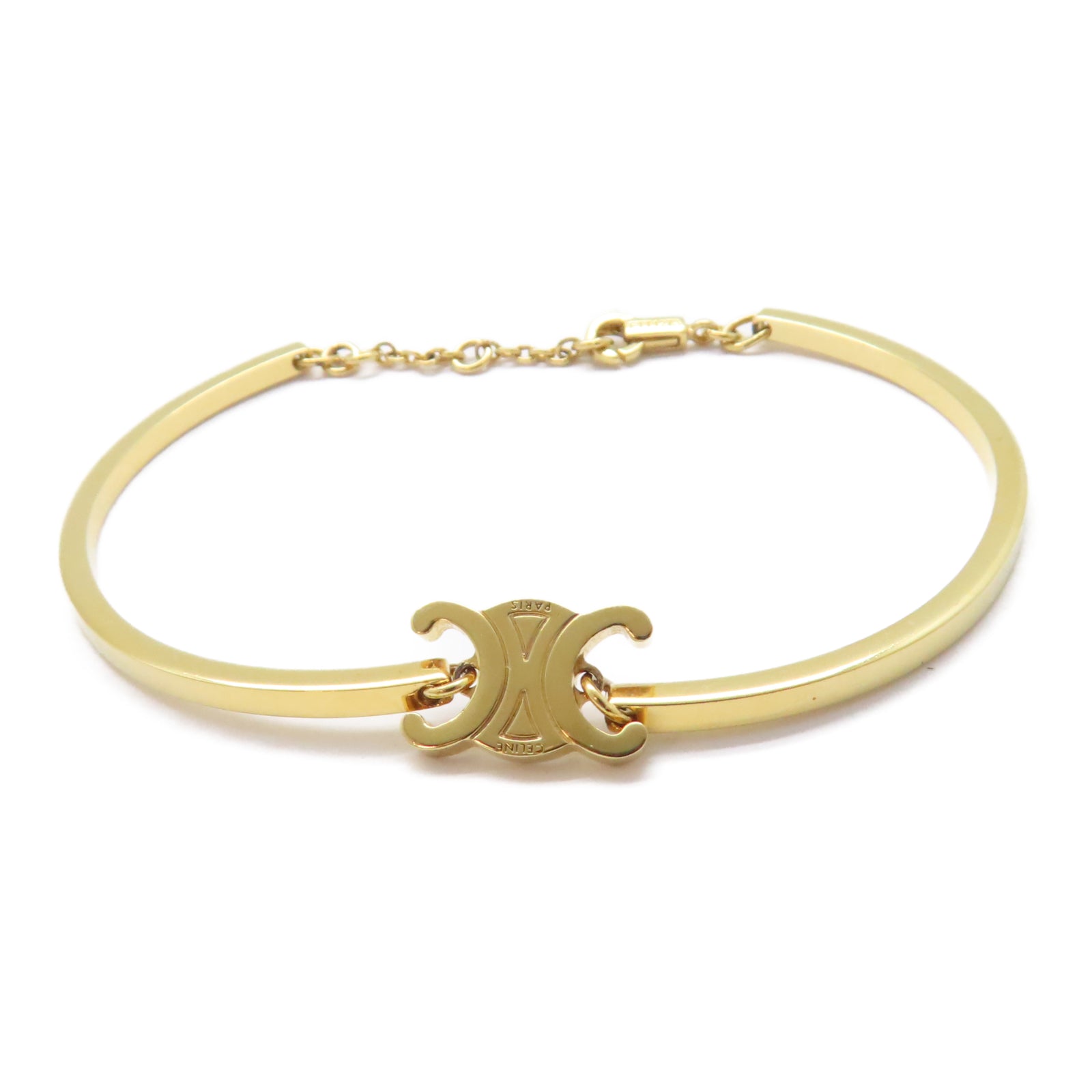 CELINE 金屬Articulated Bracelet手鐲金色