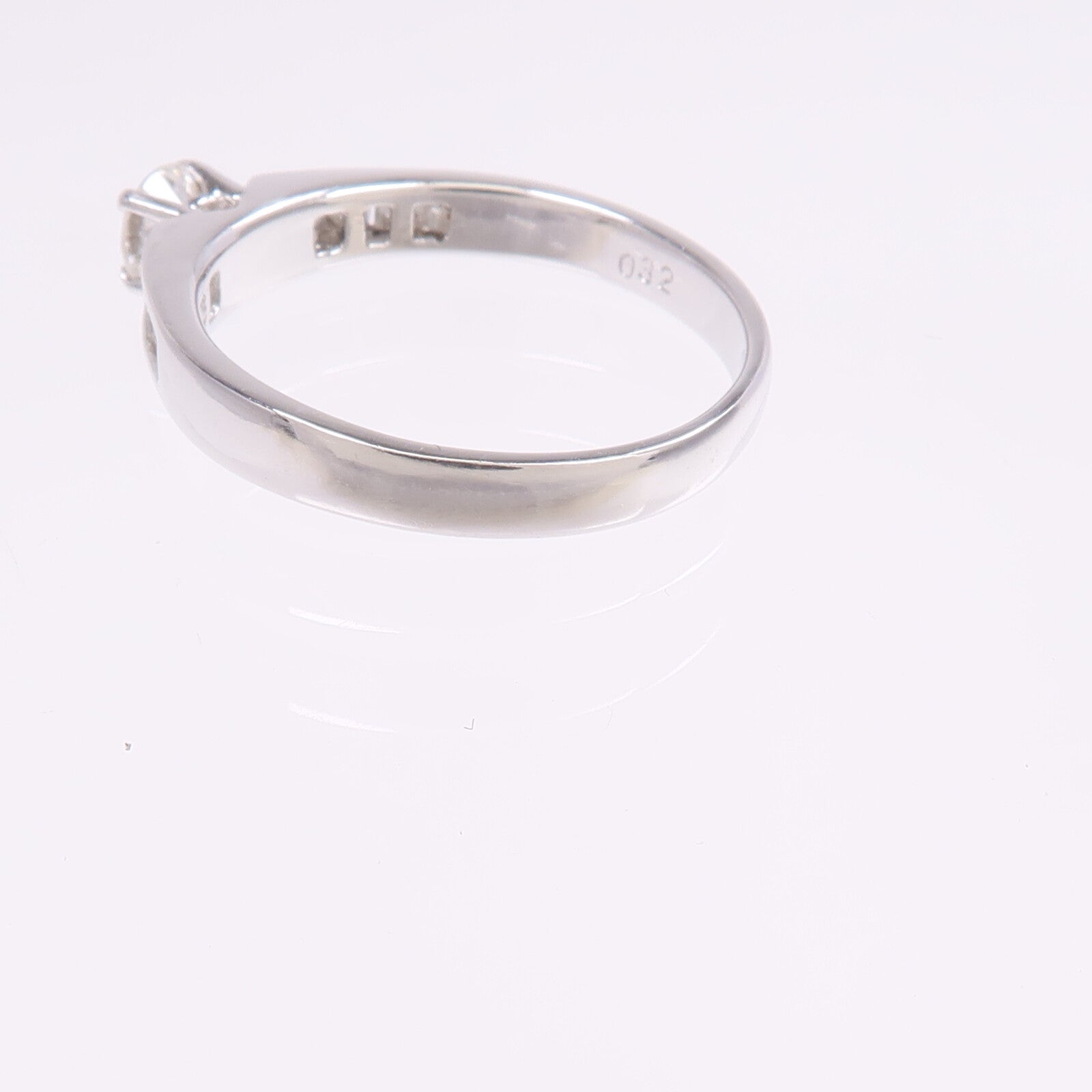 JEWELRY 【激減優惠】18K白金Diamond Ring鑽石戒指US#6.5