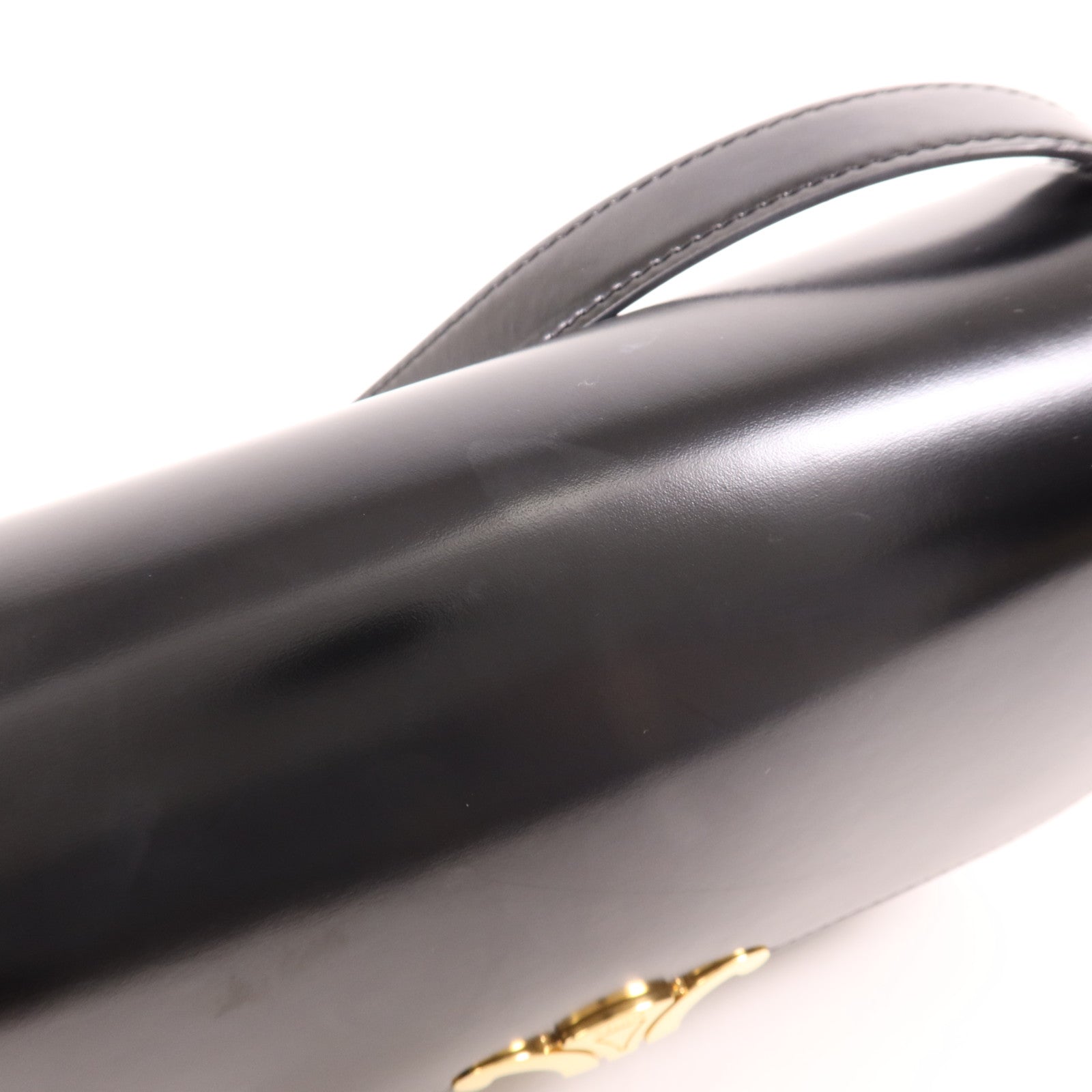 CELINE 牛皮皮革Triomphe金扣肩背袋