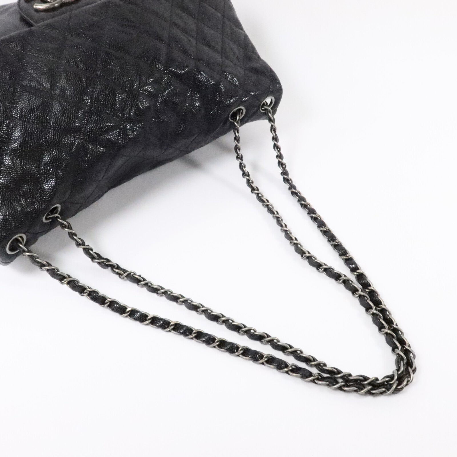 CHANEL 牛皮皮革Chain Shoulder Bag鏈帶肩背袋