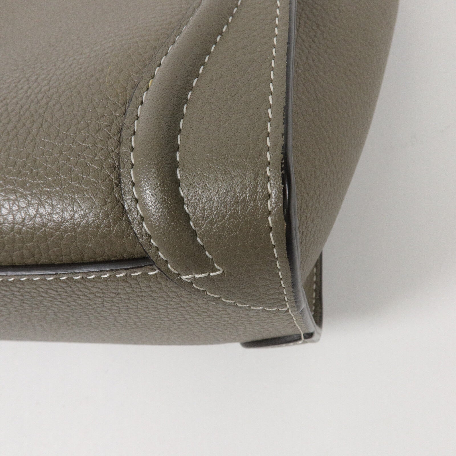 CELINE 牛皮皮革Nano Luggage手挽肩背兩用袋