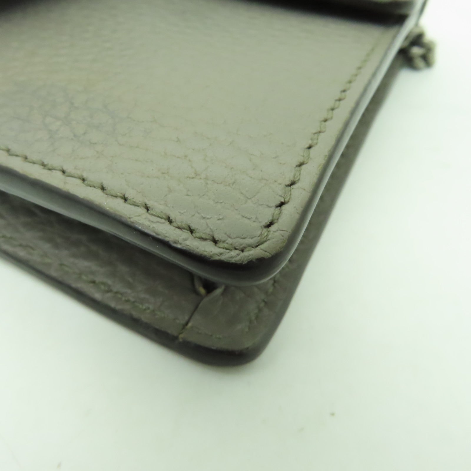 GUCCI **【激減優惠】牛皮皮革Dionysus銀扣鏈帶肩背袋灰色