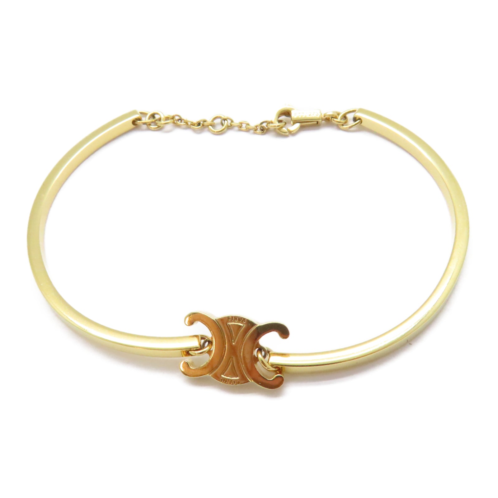 CELINE 金屬Articulated Bracelet手鐲金色