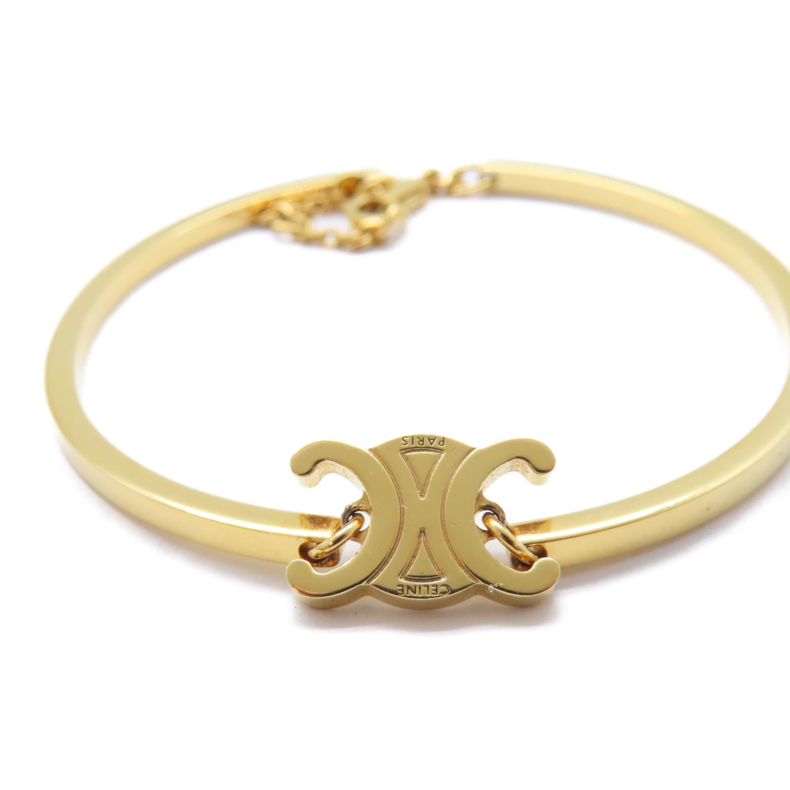 CELINE 金屬Articulated Bracelet手鐲金色