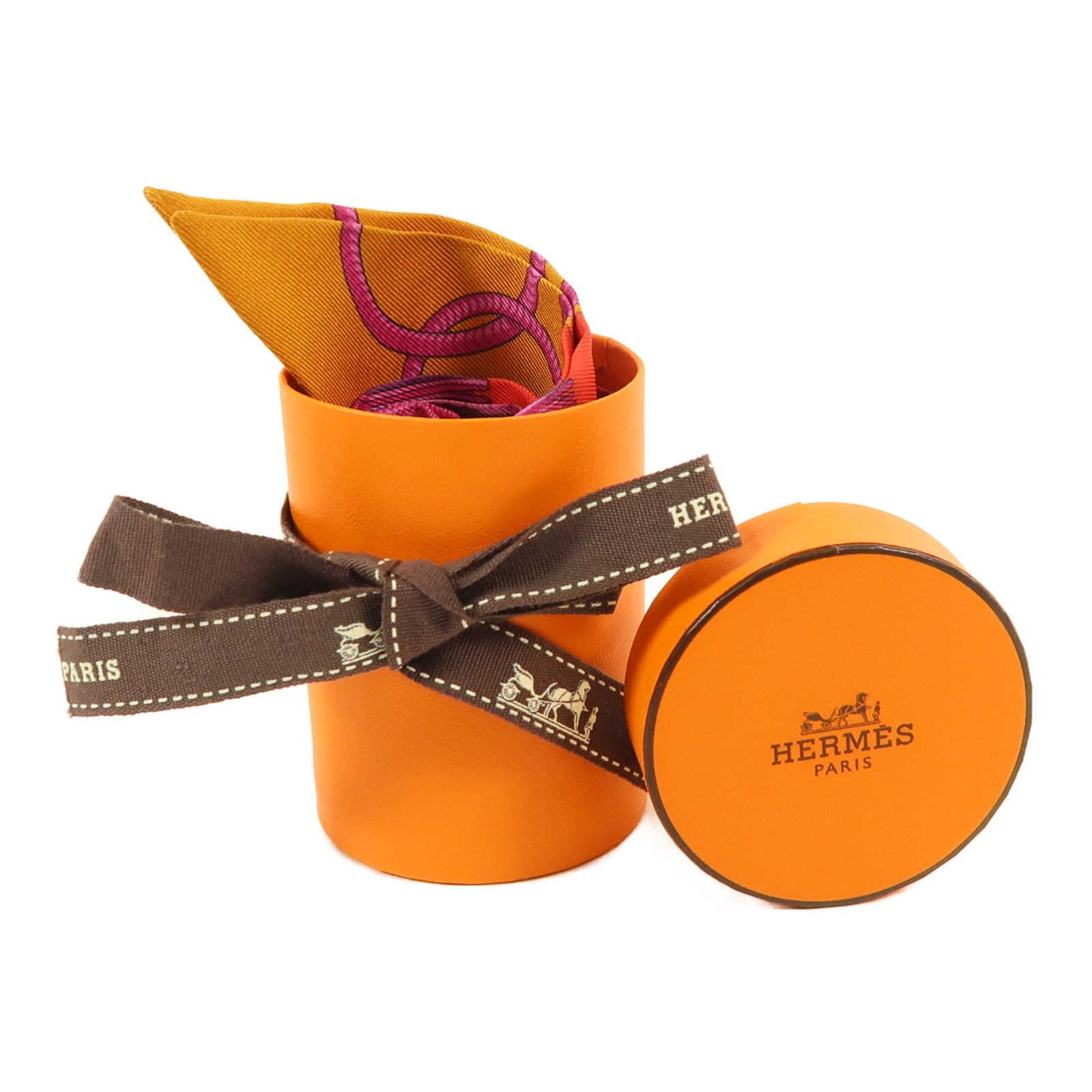 HERMES 絲質Twilly絲巾