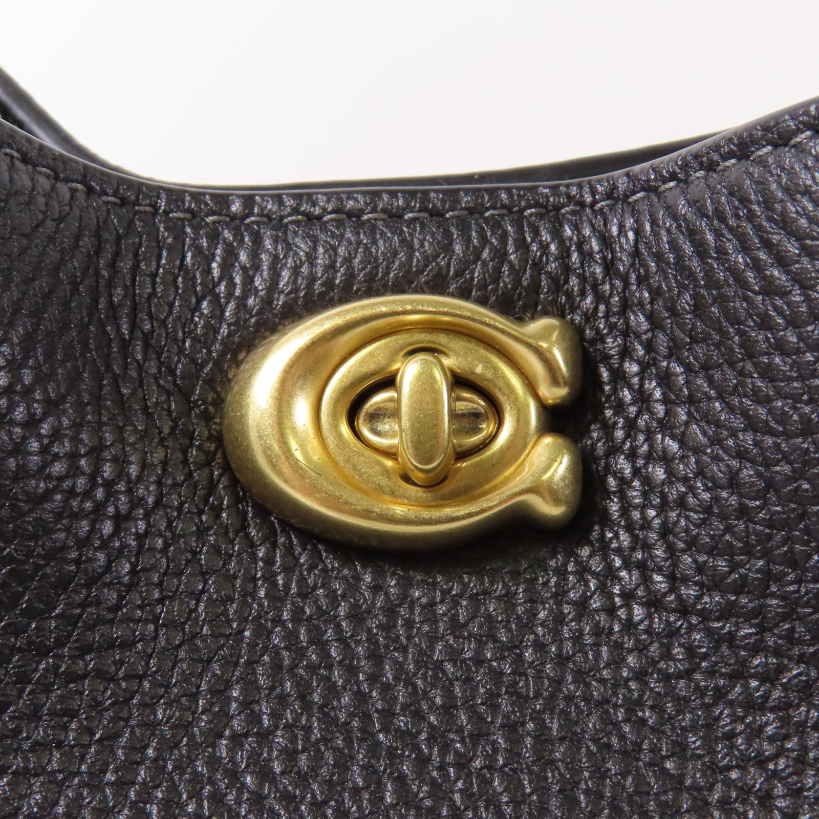 COACH 【激減優惠】牛皮皮革Willow 19金扣手挽肩背兩用袋